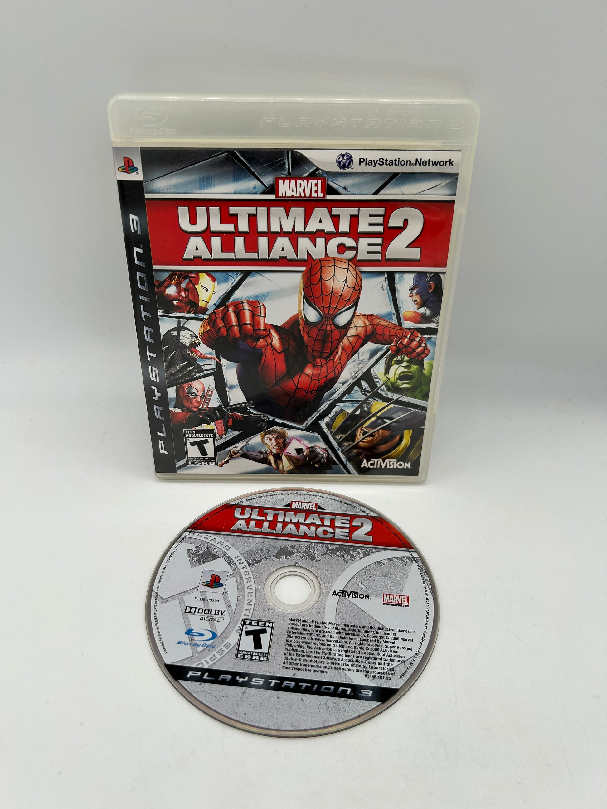 PiXEL-RETRO.COM : SONY PLAYSTATION 3 (PS3) COMPLET CIB BOX MANUAL GAME NTSC MARVEL ULTIMATE ALLIANCE 2