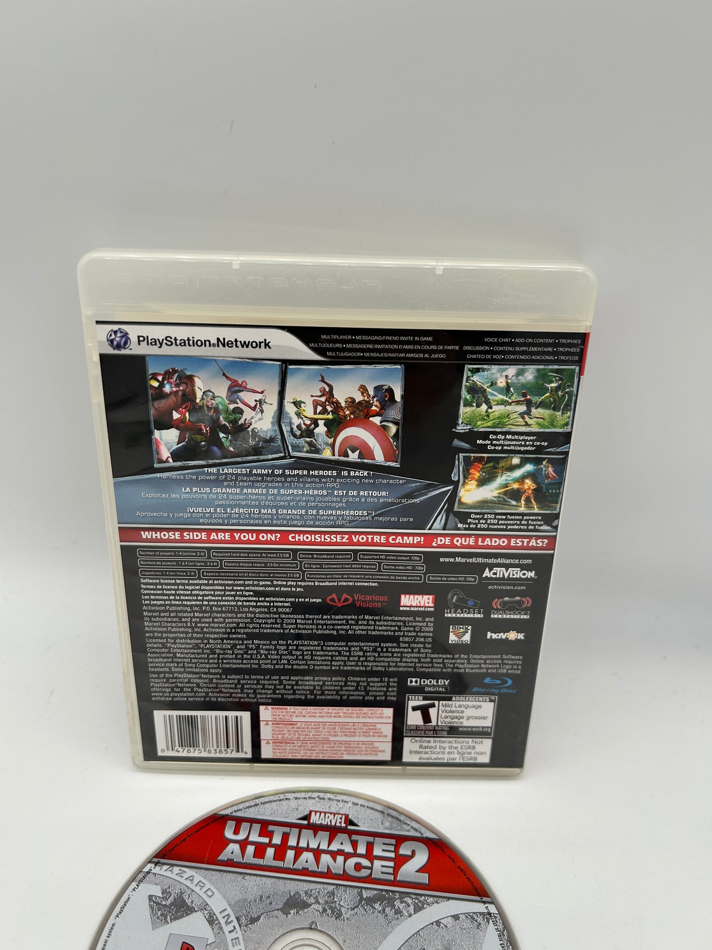 SONY PLAYSTATiON 3 [PS3] | MARVEL ULTiMATE ALLiANCE 2