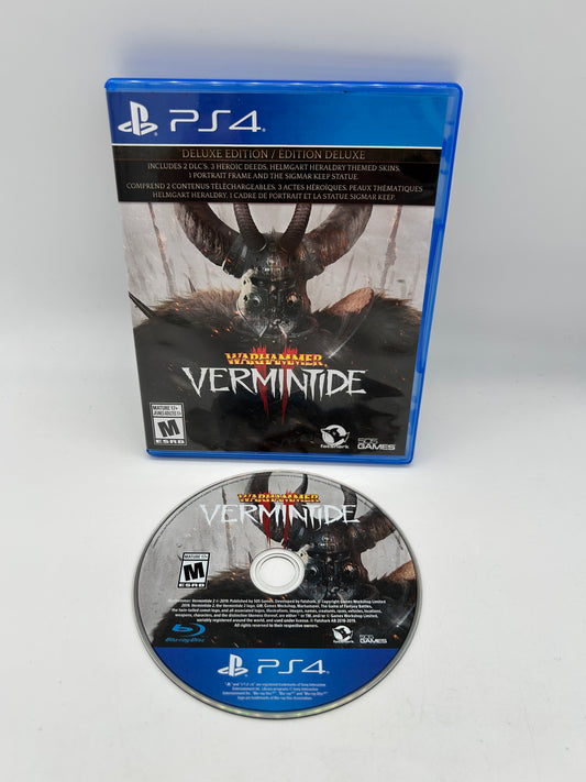 PiXEL-RETRO.COM : SONY PLAYSTATION 4 (PS4) COMPLETE CIB BOX MANUAL GAME NTSC WARHAMMER VERMINTIDE II DELUXE EDITION