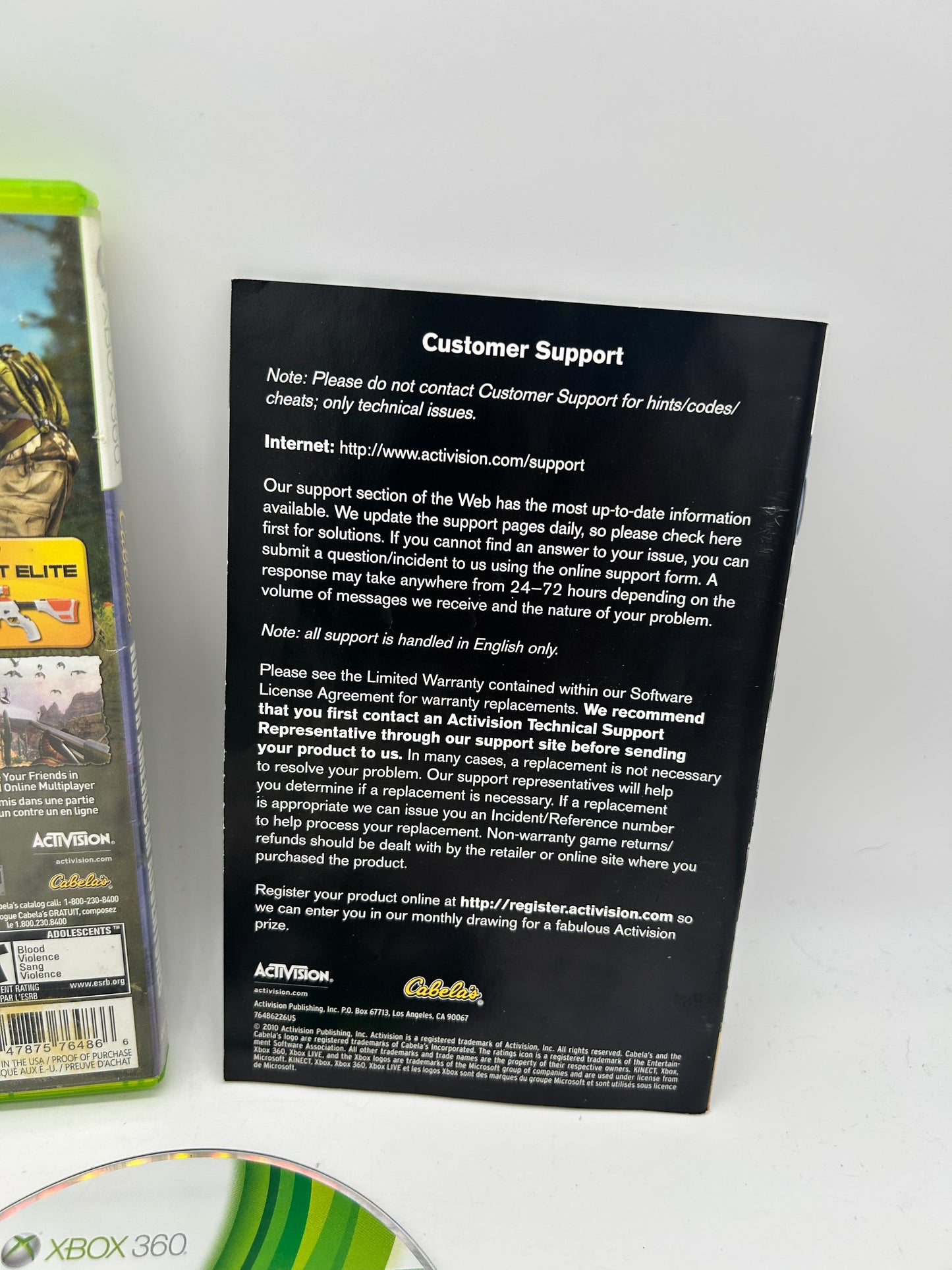 Microsoft XBOX 360 | CABELAS NORTH AMERICAN ADVENTURES
