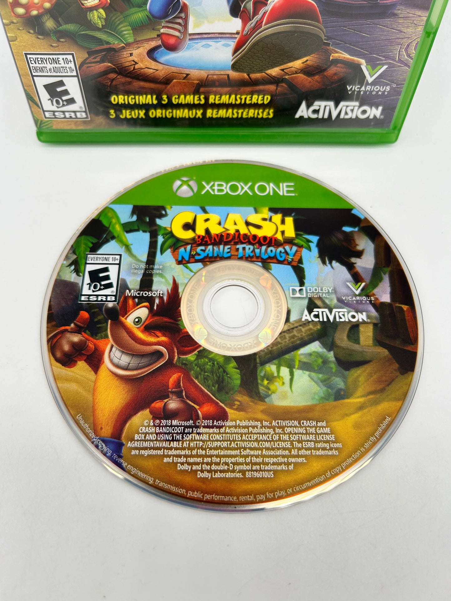 MiCROSOFT XBOX ONE | CRASH BANDiCOOT N-SANE TRiLOGY