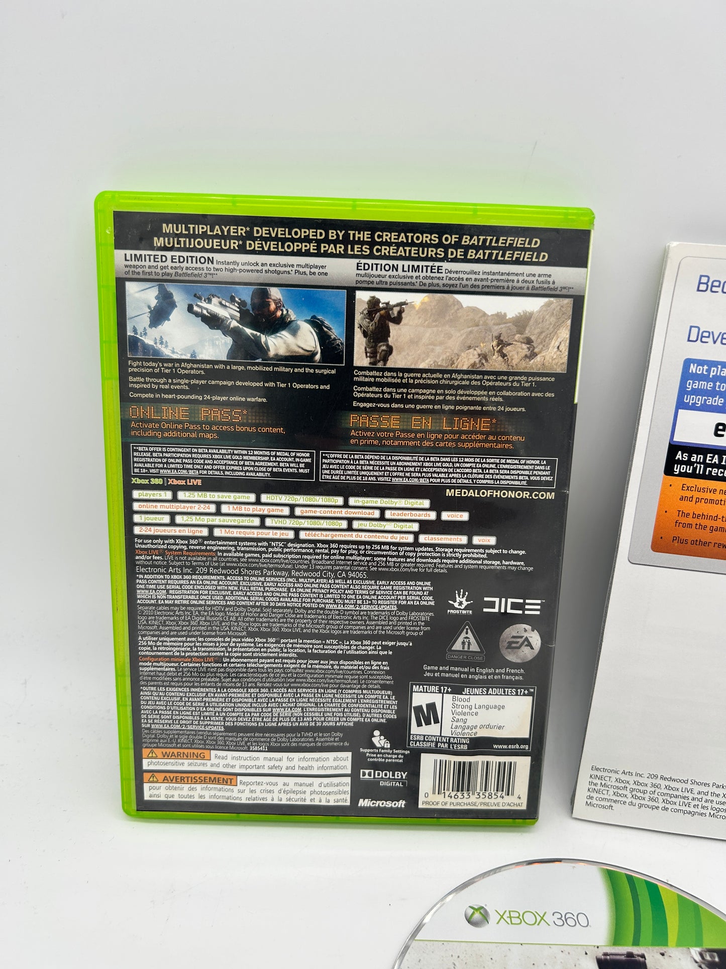 Microsoft XBOX 360 | MEDAL OF HONOR | Limited edition