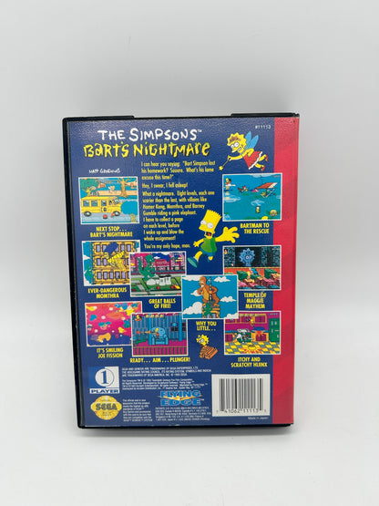 SEGA GENESIS | THE SIMPSONS BART'S NIGHTMARE