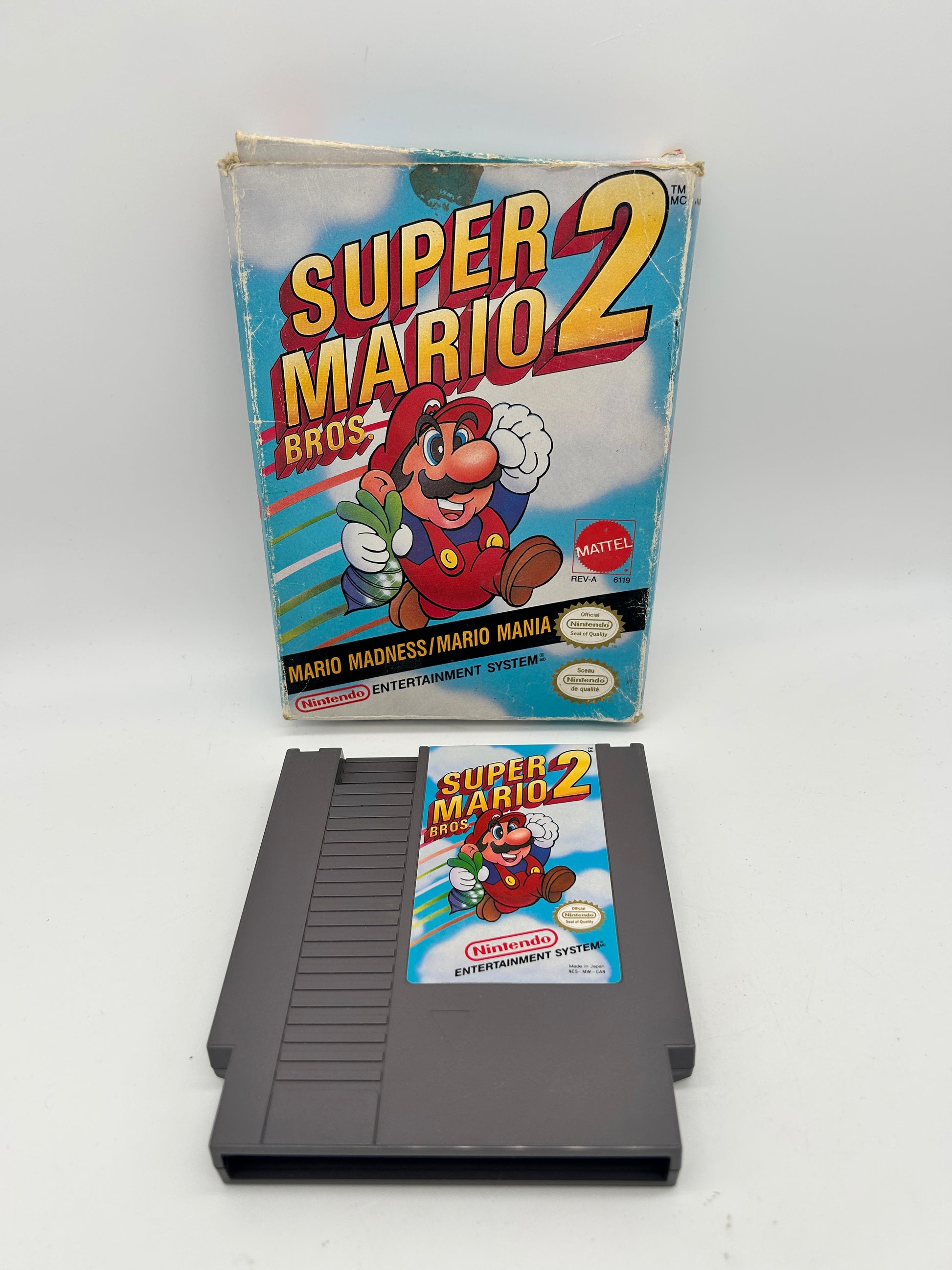 PiXEL-RETRO.COM : NINTENDO ENTERTAiNMENT SYSTEM (NES) GAME BOX CIB COMPLET NTSC SUPER MARIO BROS 2