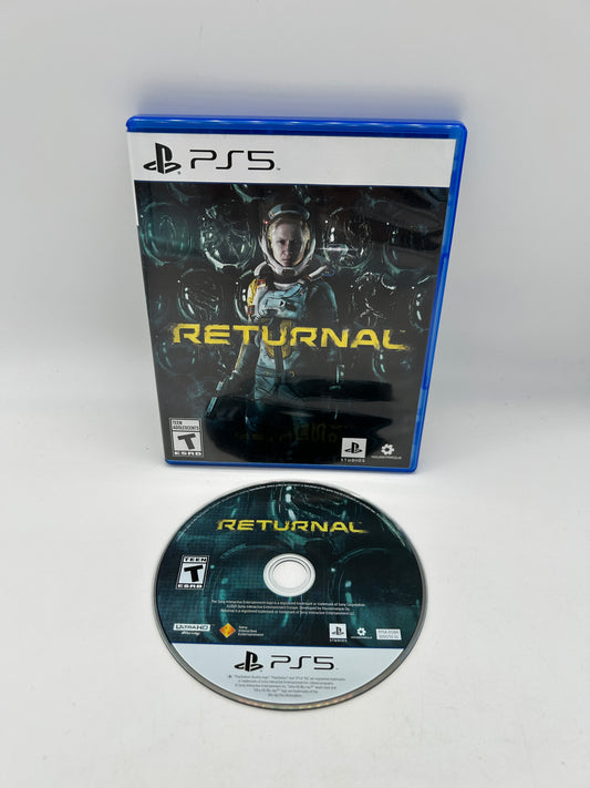 PiXEL-RETRO.COM : SONY PLAYSTATION 5 (PS5) COMPLETE CIB BOX MANUAL GAME NTSC RETURNAL