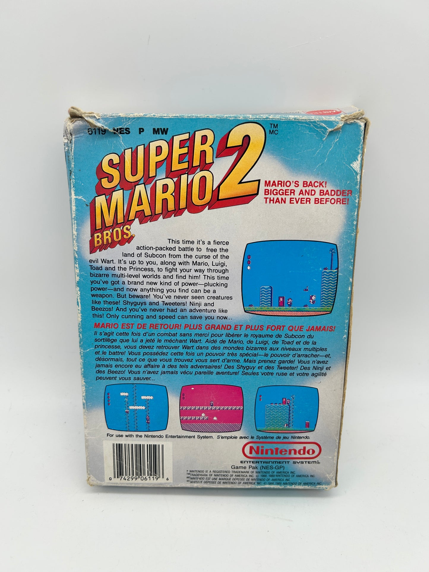 NINTENDO [NES] ORIGINAL | SUPER MARIO BROS 2