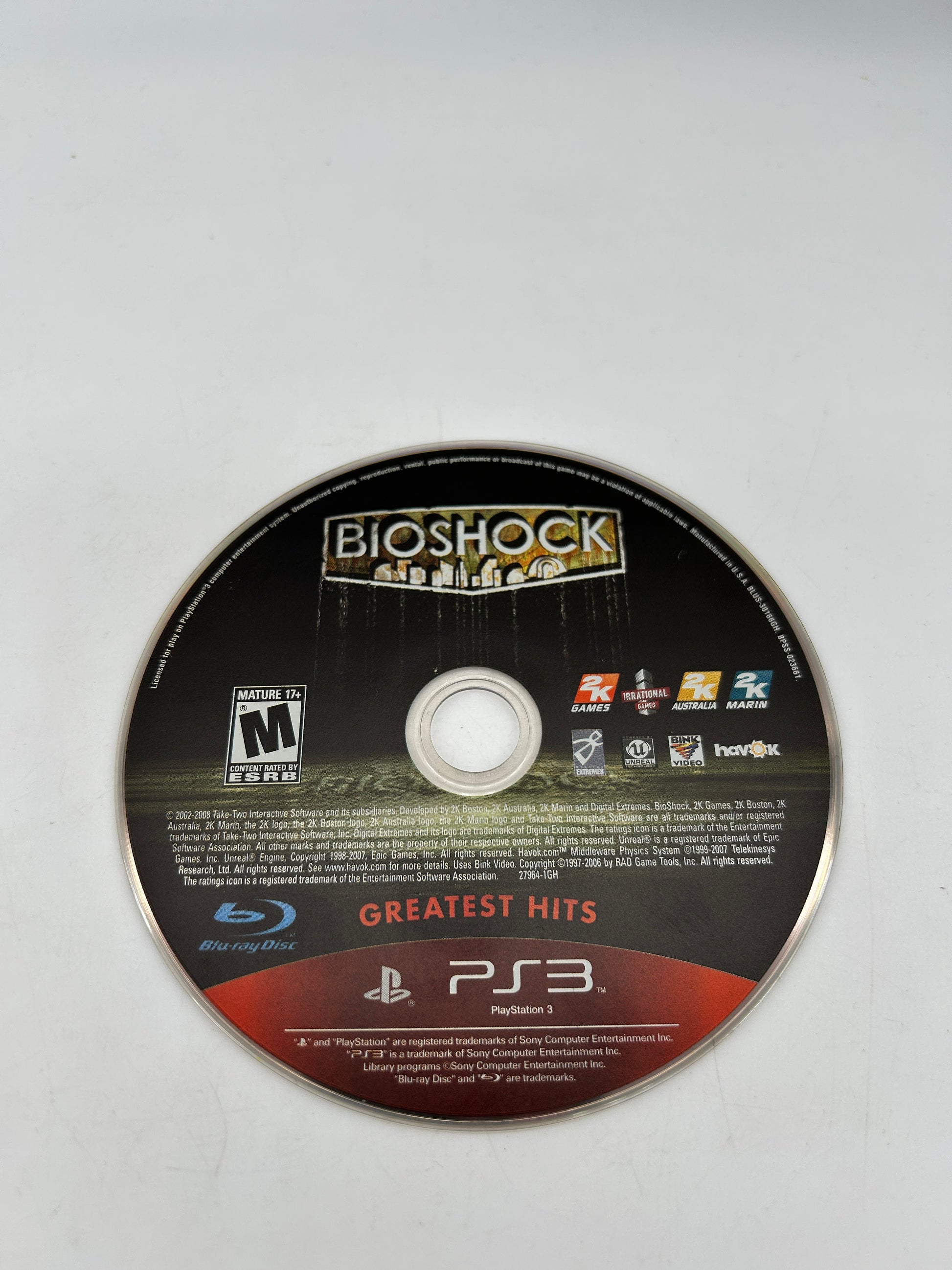 PiXEL-RETRO.COM : SONY PLAYSTATION 3 (PS3) COMPLET CIB BOX MANUAL GAME NTSC BIOSHOCK