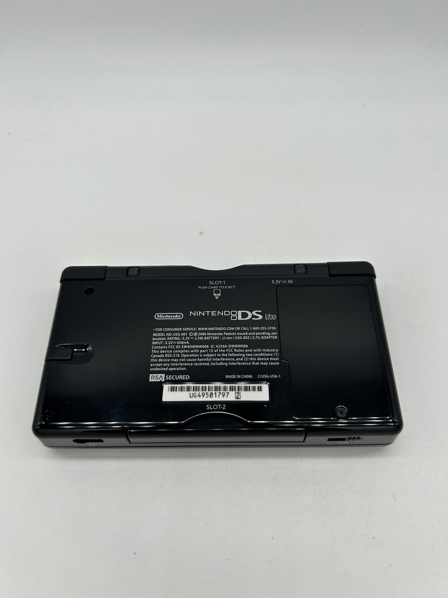 NiNTENDO DS LiTE CONSOLE | MODEL NOiRE USG-001