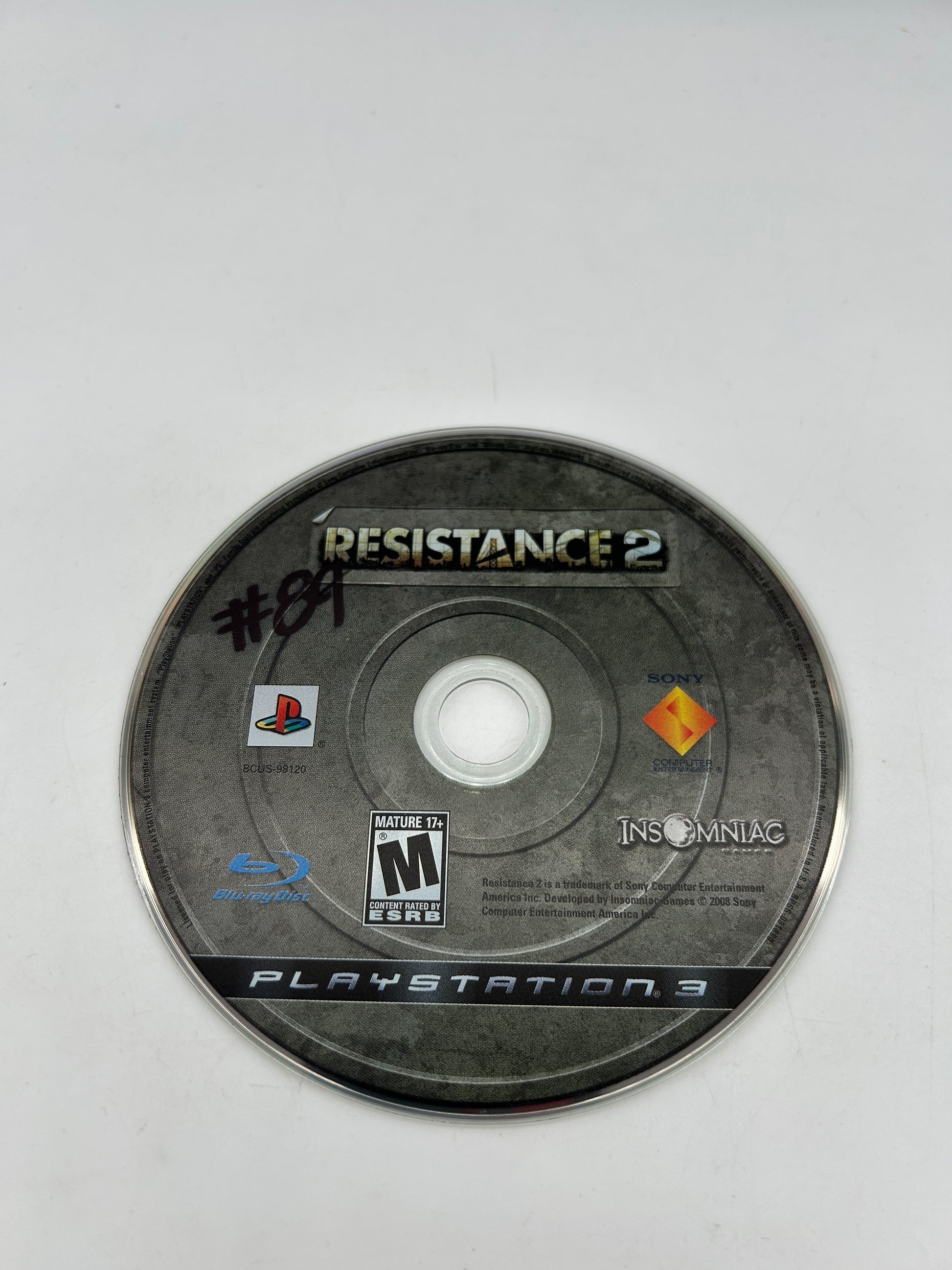 PiXEL-RETRO.COM : SONY PLAYSTATION 3 (PS3) COMPLET CIB BOX MANUAL GAME NTSC RESISTANCE 2