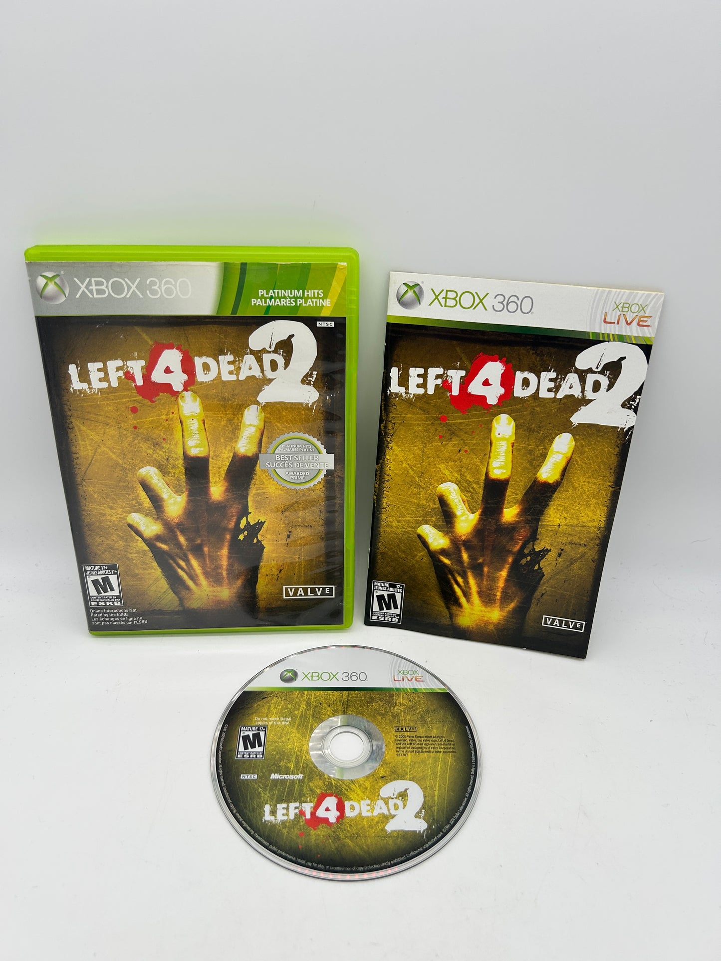 PiXEL-RETRO.COM : MICROSOFT XBOX 360 COMPLETE CIB BOX MANUAL GAME NTSC LEFT 4 DEAD 2