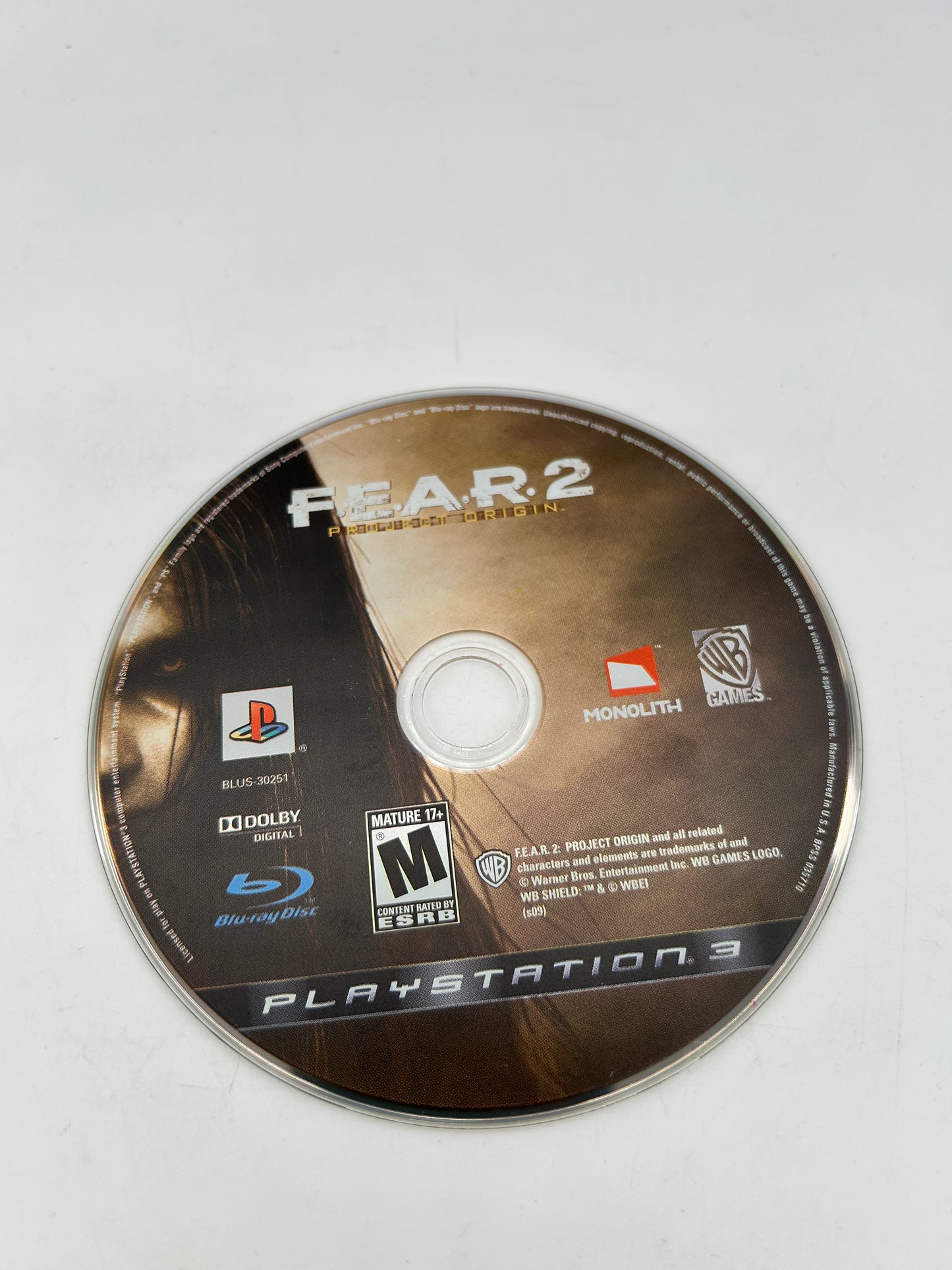 PiXEL-RETRO.COM : SONY PLAYSTATION 3 (PS3) COMPLET CIB BOX MANUAL GAME NTSC F.E.A.R. 2 FEAR PROJECT ORIGIN
