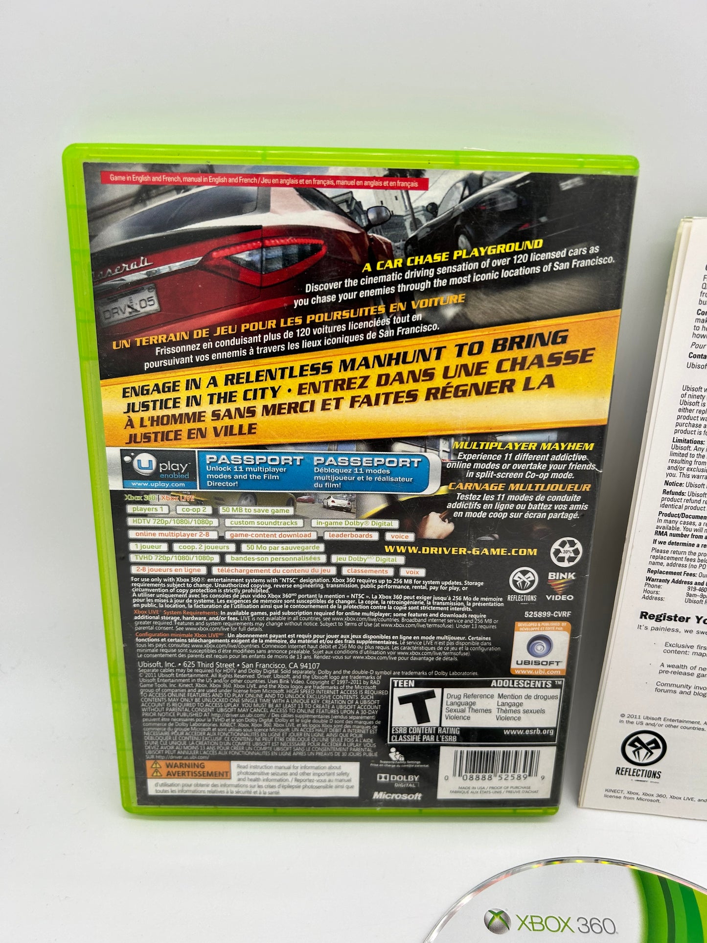 MiCROSOFT XBOX 360 | DRiVER SAN FRANCiSCO