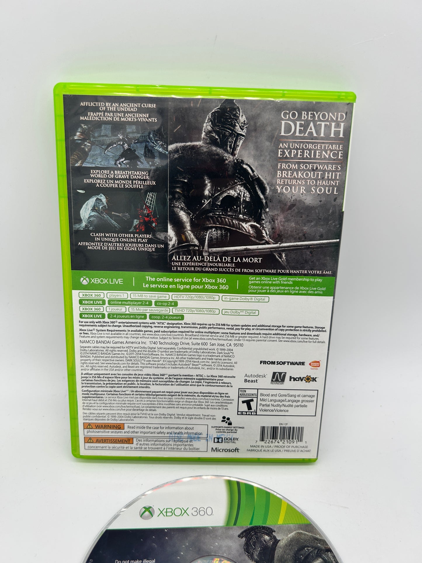 MiCROSOFT XBOX 360 | DARK SOULS II