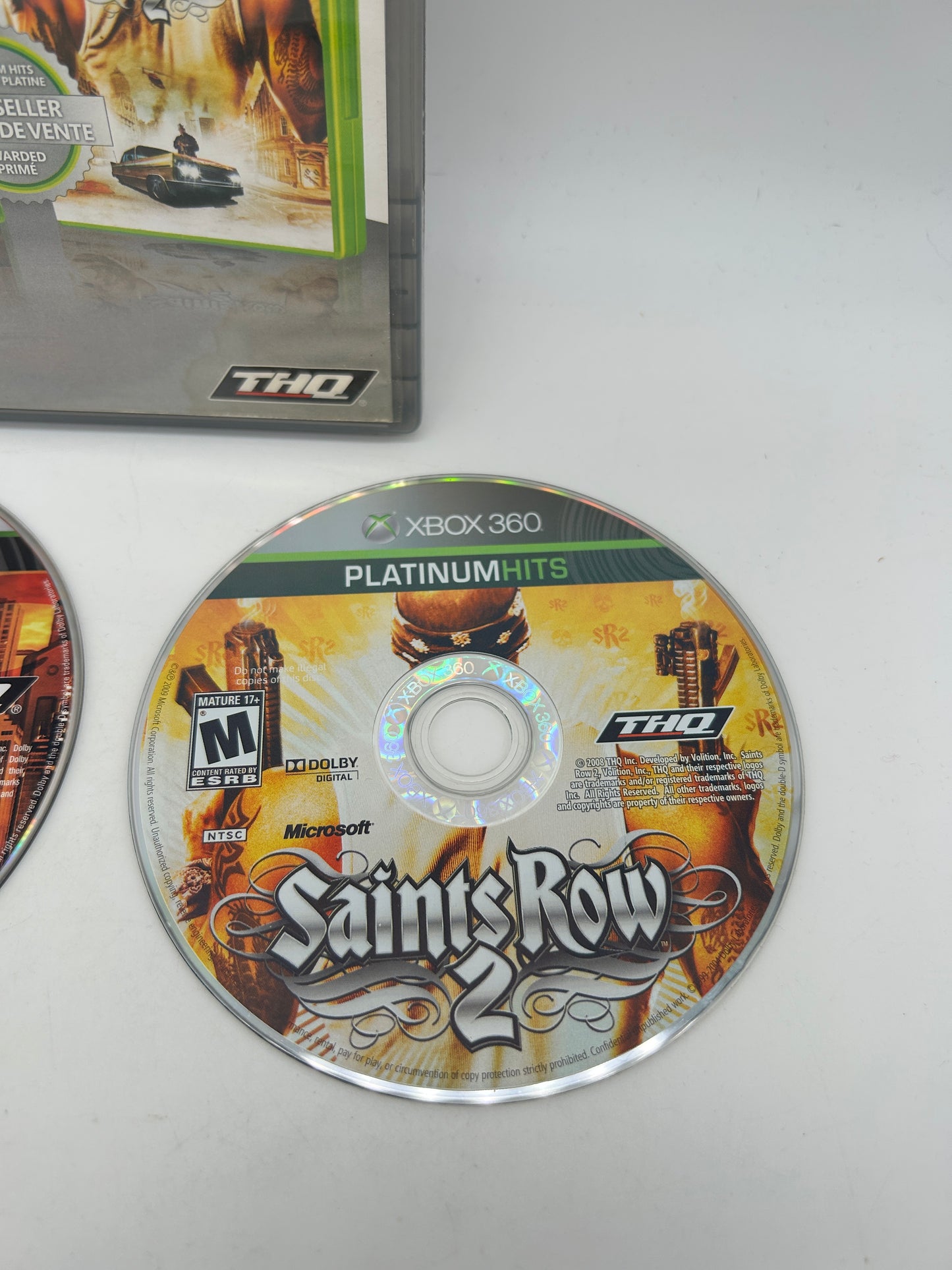 Microsoft XBOX 360 | SAINTS ROW &amp; 2 DOUBLE PACK | PLATiNUM HiTS