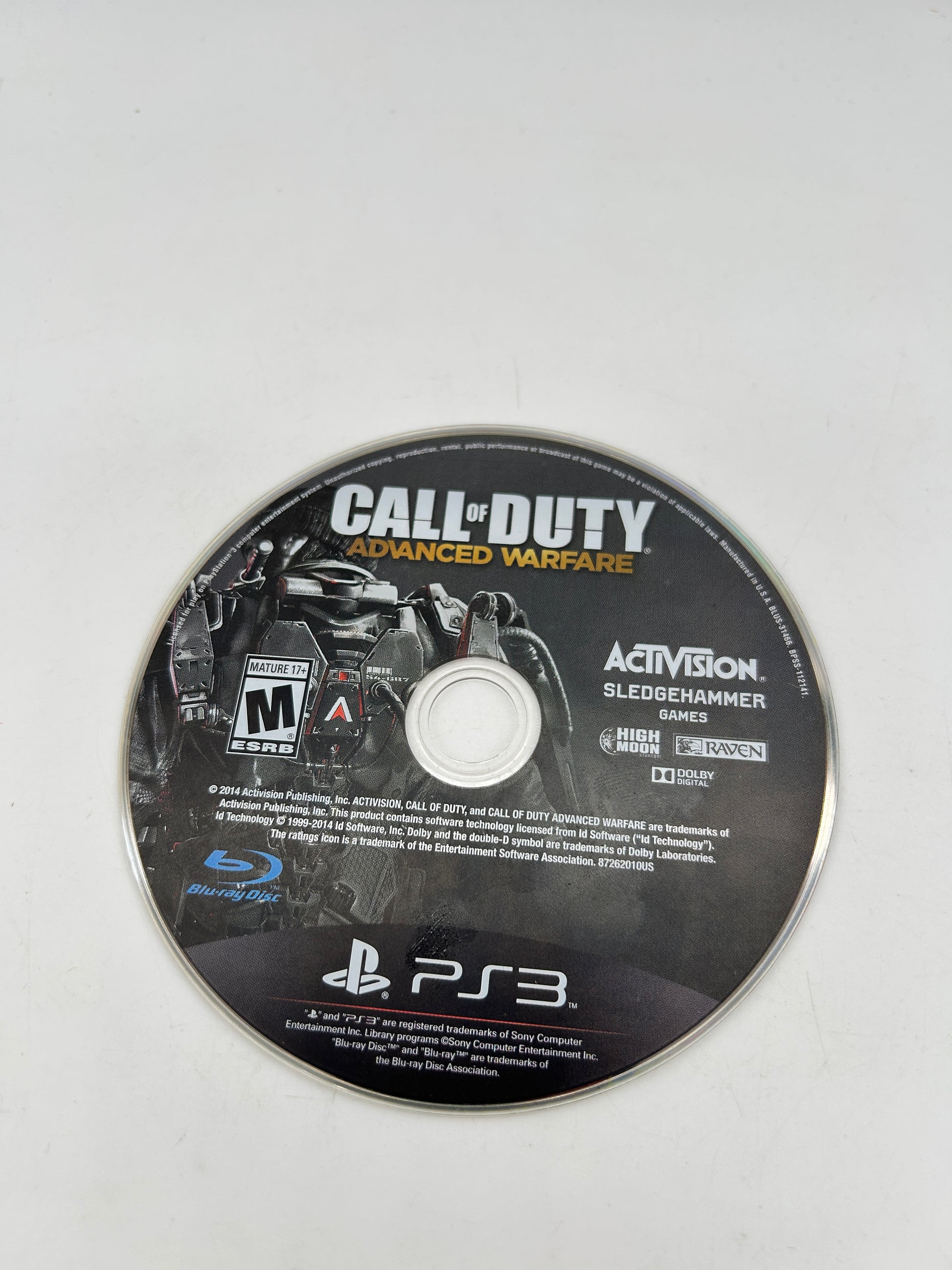 PiXEL-RETRO.COM : SONY PLAYSTATION 3 (PS3) COMPLET CIB BOX MANUAL GAME CALL OF DUTY ADVANCED WARFARE