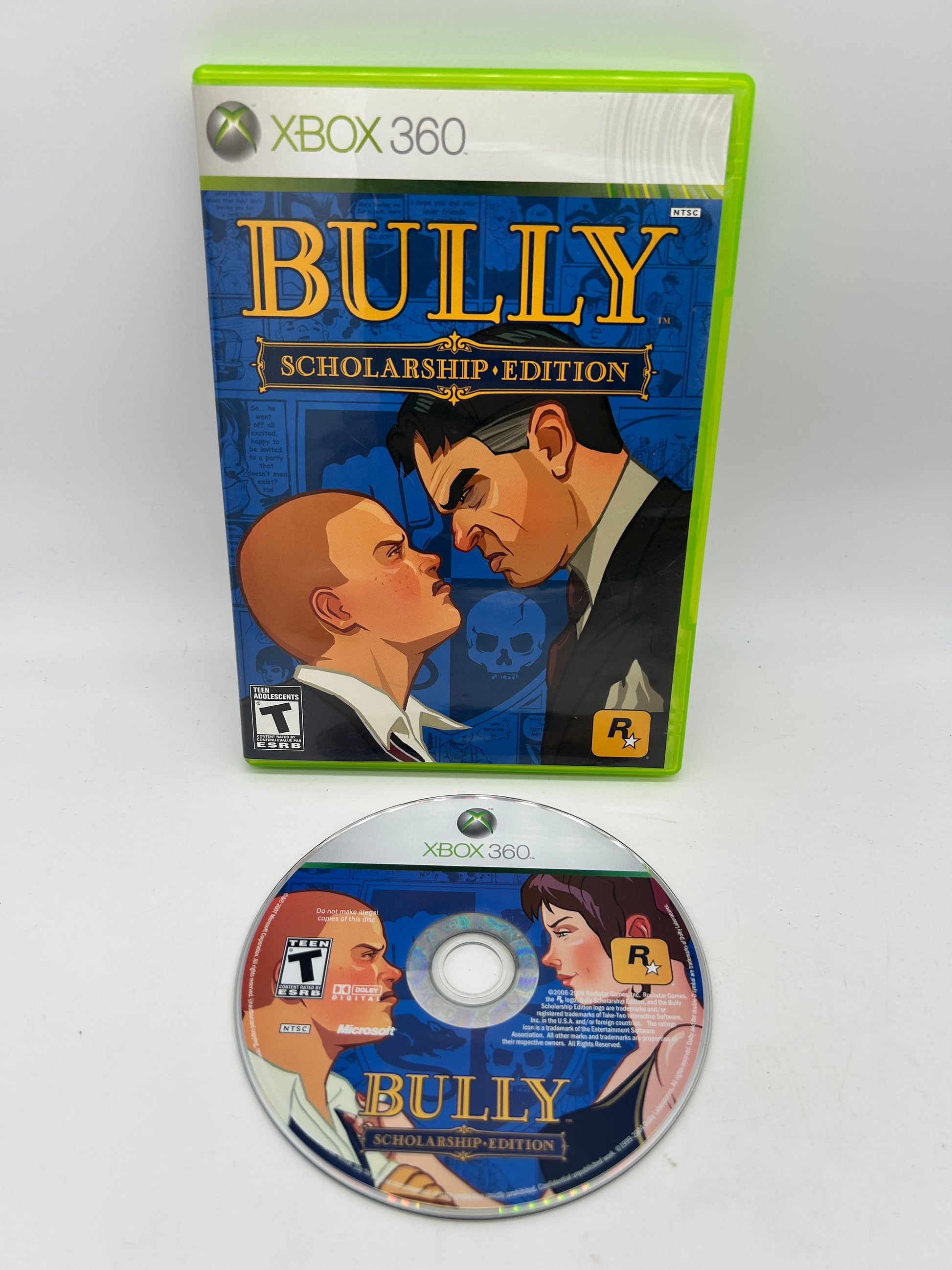 PiXEL-RETRO.COM : MICROSOFT XBOX 360 COMPLETE CIB BOX MANUAL GAME NTSC BULLY SCHOLARSHIP EDITION