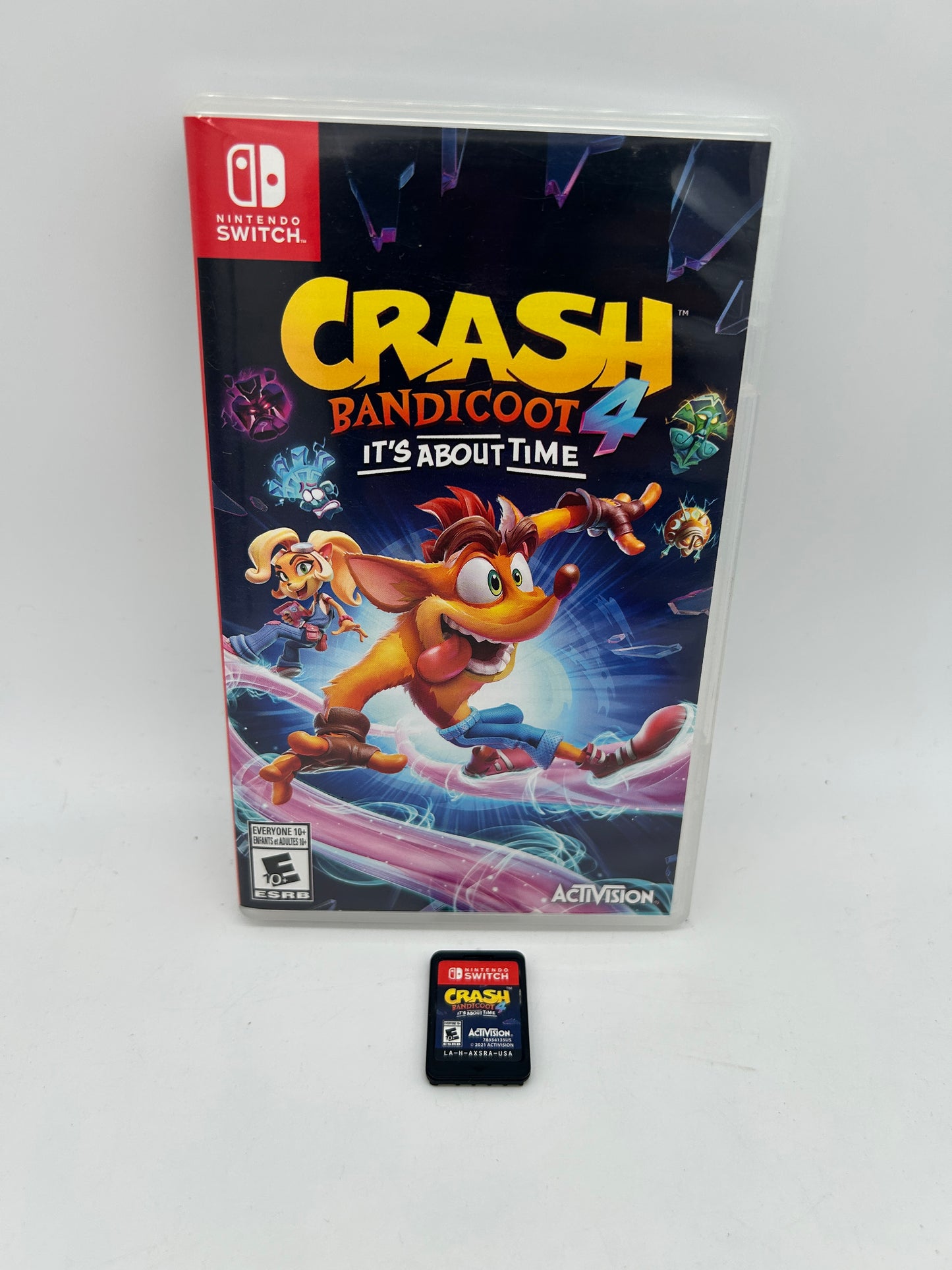 PiXEL-RETRO.COM : NINTENDO SWITCH NEW SEALED IN BOX COMPLETE MANUAL GAME NTSC CRASH BANDICOOT 4 IT'S ABOUT TIME