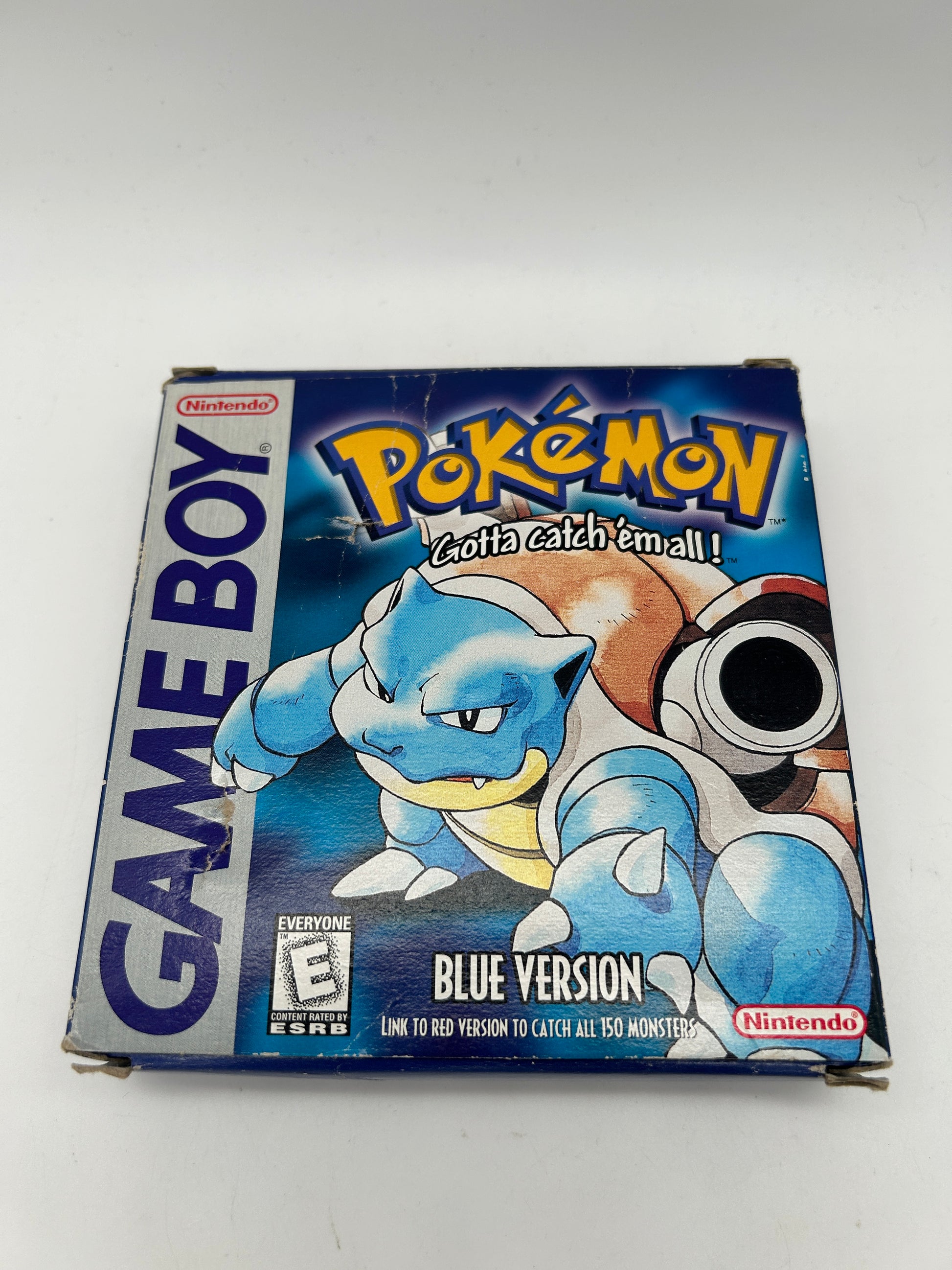PiXEL-RETRO.COM : GAME BOY GAMEBOY (GB)  EMPTY BOX NTSC POKEMON BLUE 1ST PRINT
