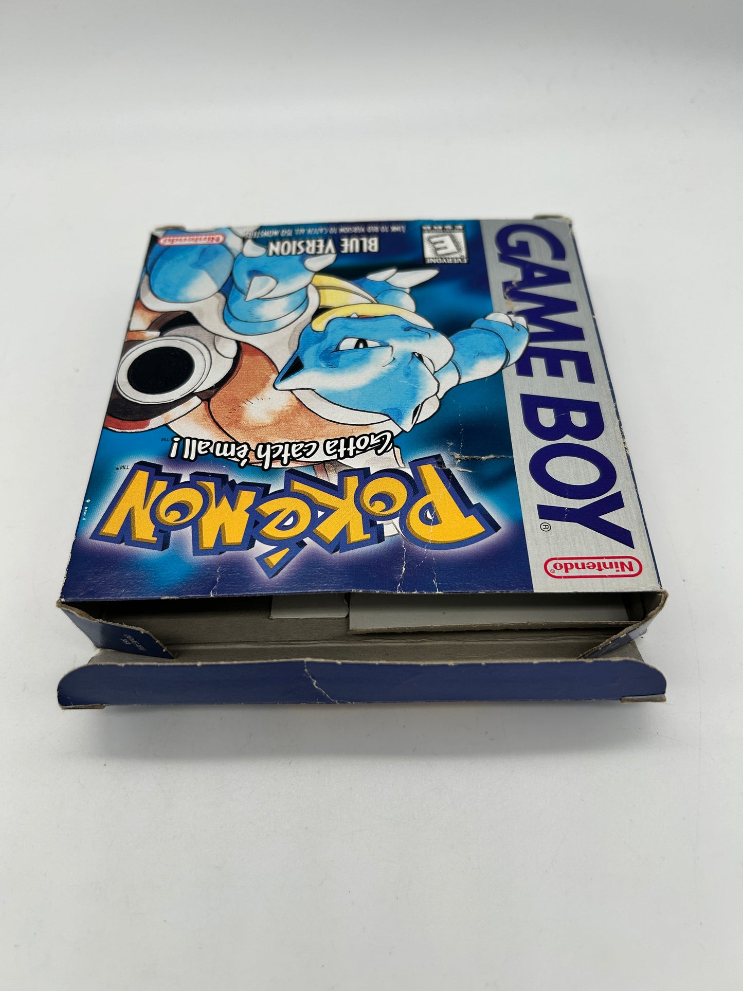 NiNTENDO GAME BOY ORiGiNAL [GB] BOX | POKEMON BLUE | 1ST PRINT