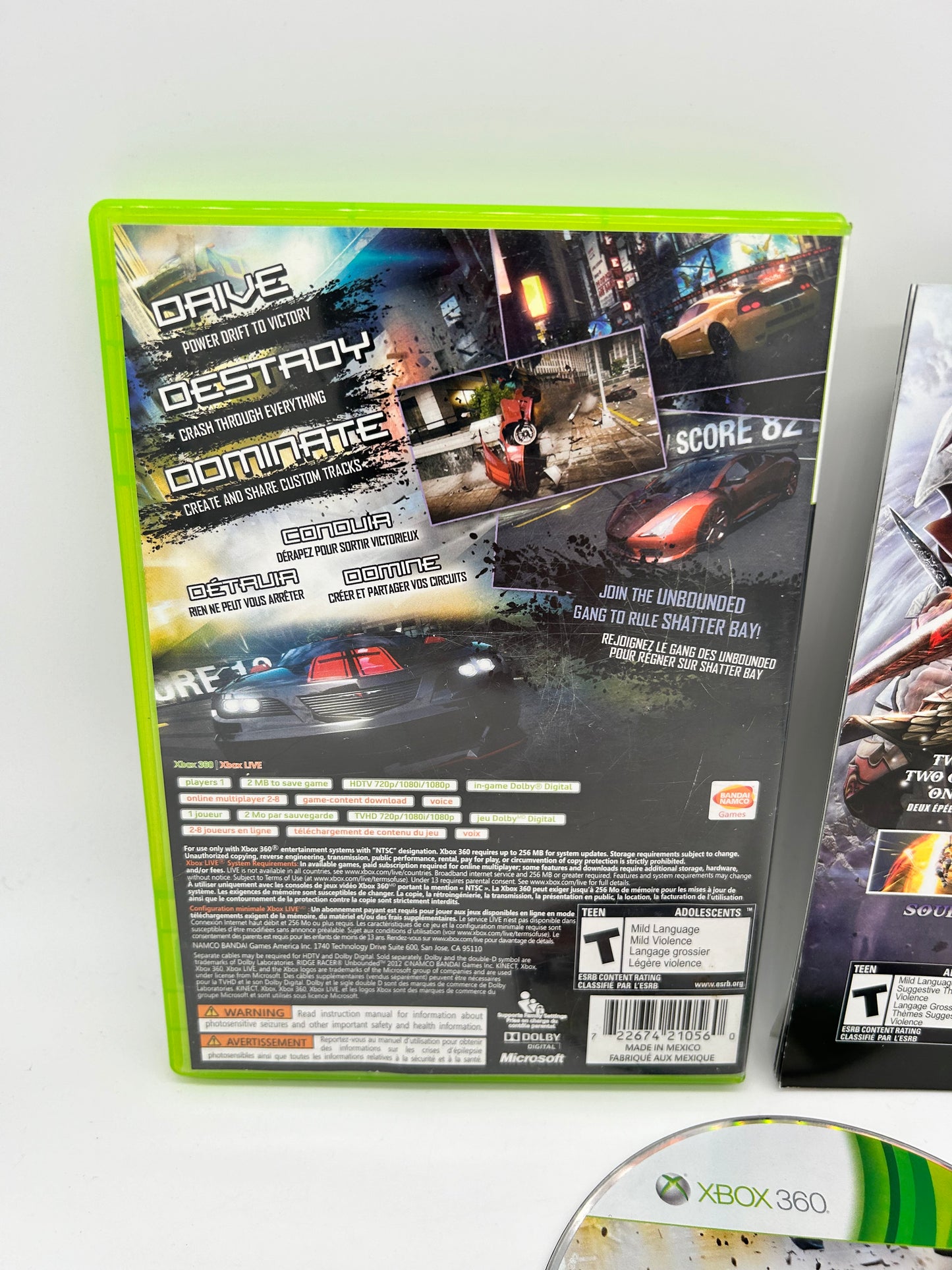 MiCROSOFT XBOX 360 | RiDGE RACER UNBOUNDED