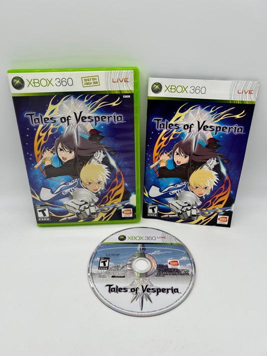 PiXEL-RETRO.COM : MICROSOFT XBOX 360 COMPLETE CIB BOX MANUAL GAME NTSC TALES OF VESPERIA