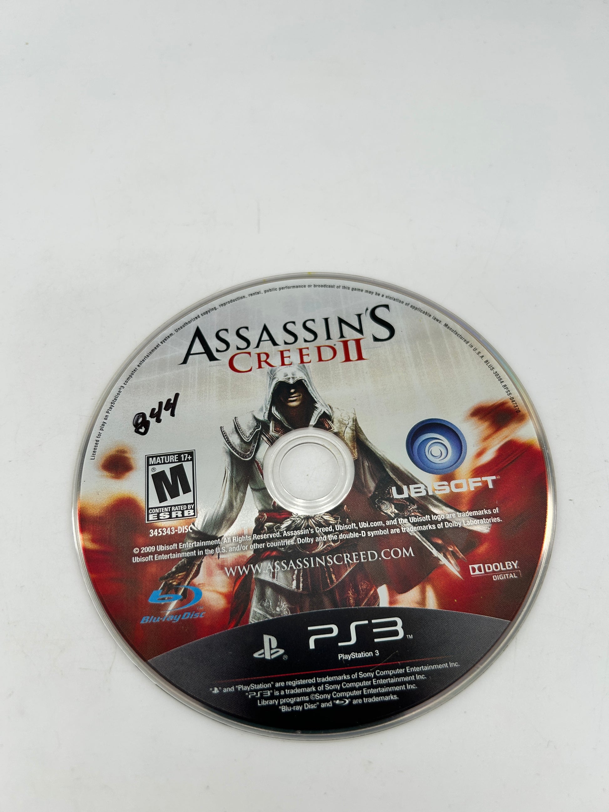 PiXEL-RETRO.COM : SONY PLAYSTATION 3 (PS3) COMPLET CIB BOX MANUAL GAME NTSC ASSASSIN'S CREED II