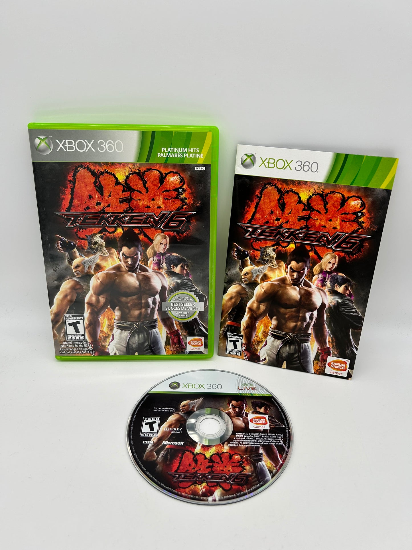 PiXEL-RETRO.COM : MICROSOFT XBOX 360 COMPLETE CIB BOX MANUAL GAME NTSC TEKKEN 6