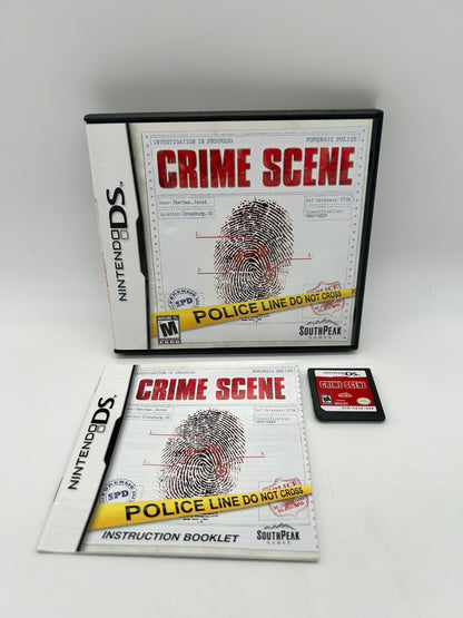 PiXEL-RETRO.COM : NINTENDO DS (DS) COMPLETE CIB BOX MANUAL GAME NTSC CRIME SCENE