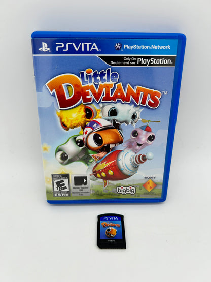 PiXEL-RETRO.COM : SONY PLAYSTATION VITA (PS VITA) COMPLET CIB BOX MANUAL GAME NTSC LITTLE DEVIANTS