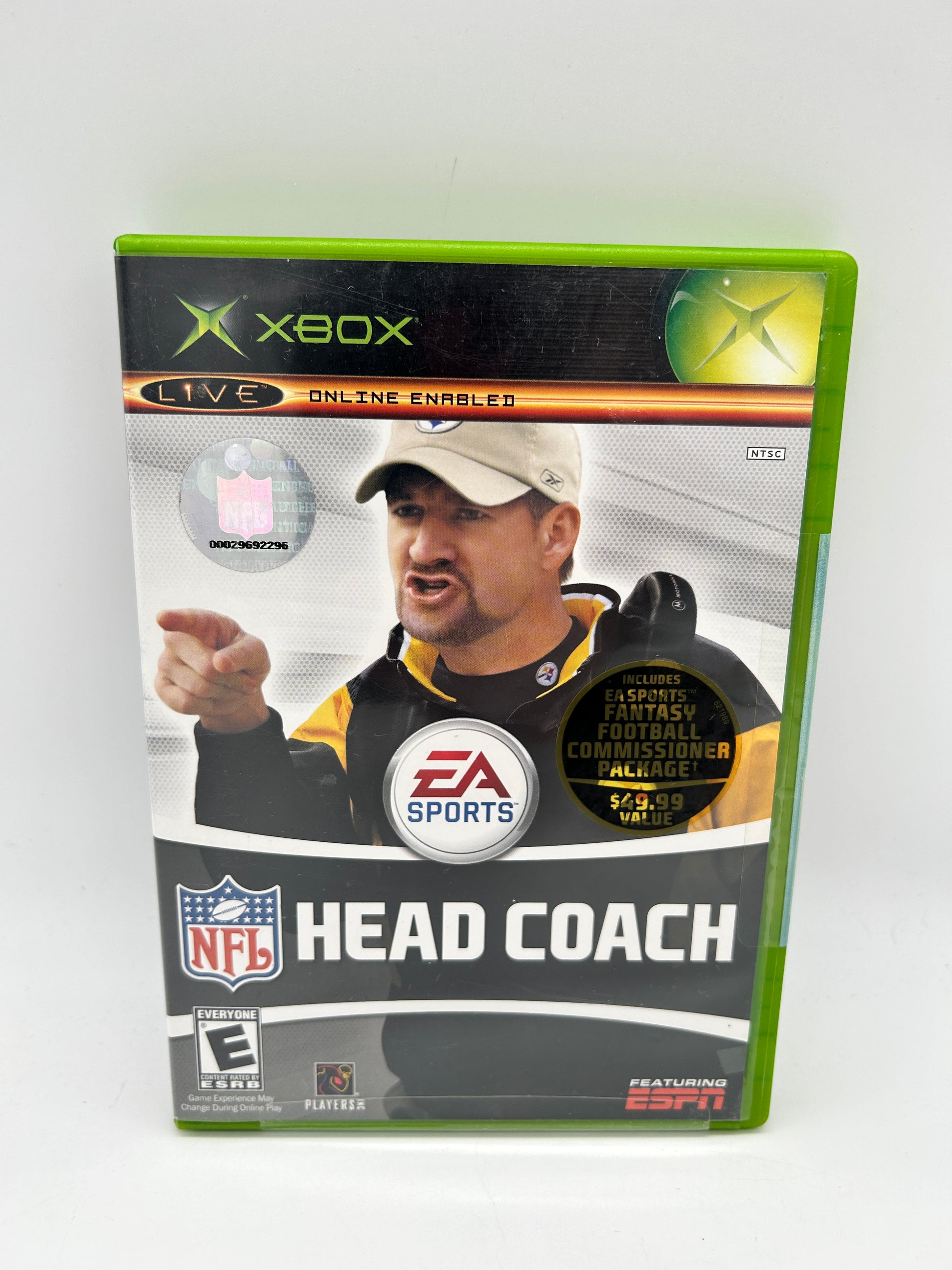 PiXEL-RETRO.COM : MICROSOFT XBOX COMPLETE CIB BOX MANUAL GAME NTSC NEW SEALED NFL HEAD COACH