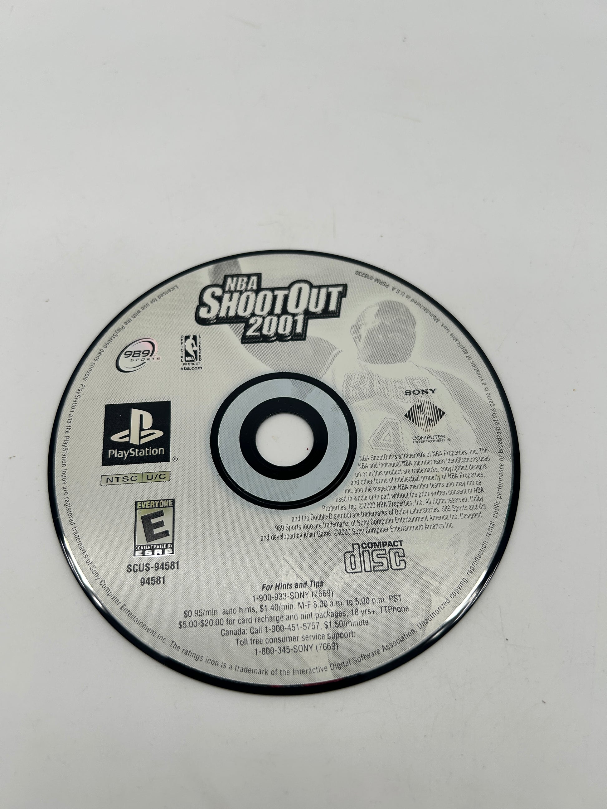 PiXEL-RETRO.COM : SONY PLAYSTATION 1 (PS1) COMPLET CIB BOX MANUAL GAME NTSC NVA SHOOTOUT 2001