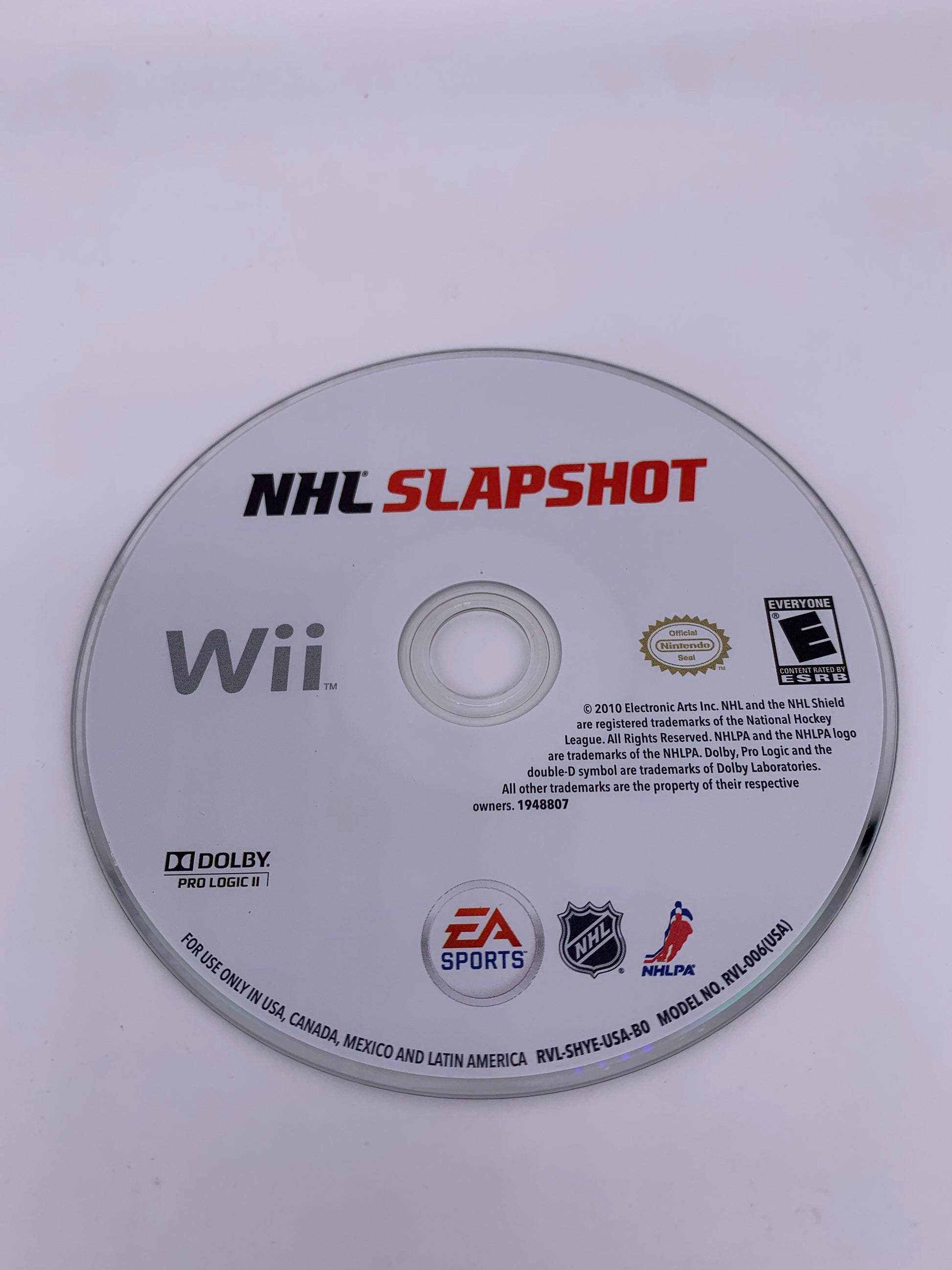 PiXEL-RETRO.COM : NINTENDO WII COMPLET CIB BOX MANUAL GAME NTSC NHL SLAPSHOT