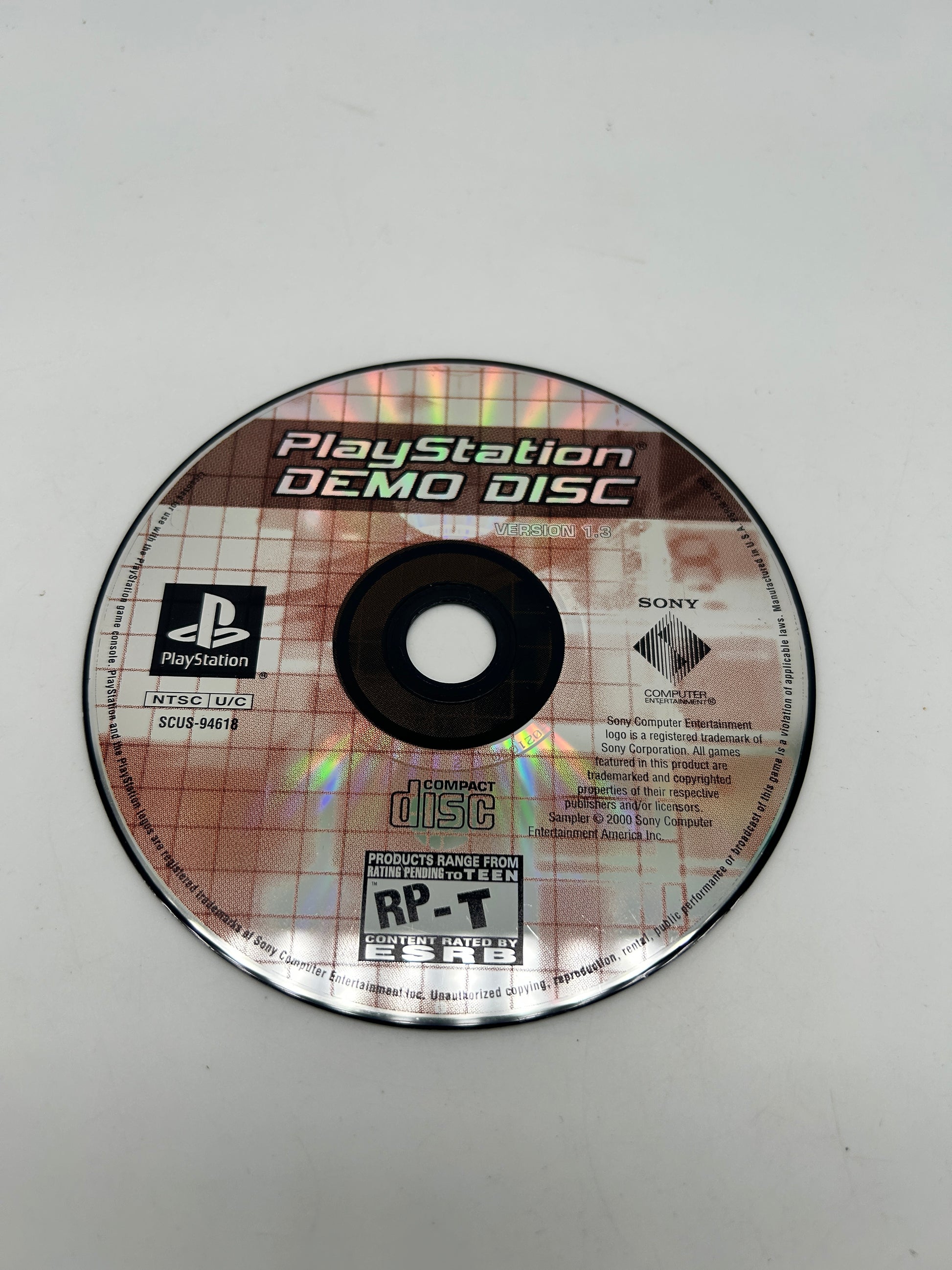 PiXEL-RETRO.COM : SONY PLAYSTATION 1 (PS1) COMPLET CIB BOX MANUAL GAME NTSC DEMO DISC VERSION 1.3