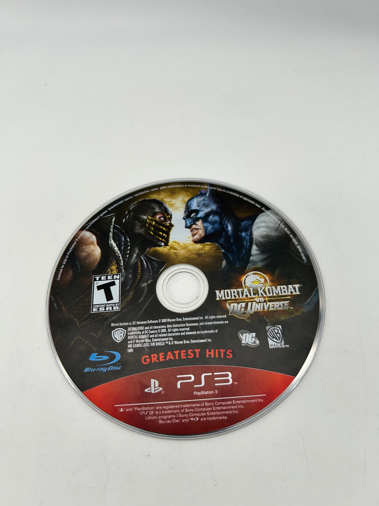 PiXEL-RETRO.COM : SONY PLAYSTATION 3 (PS3) COMPLET CIB BOX MANUAL GAME NTSC MORTAL KOMBAT VS DC UNIVERSE
