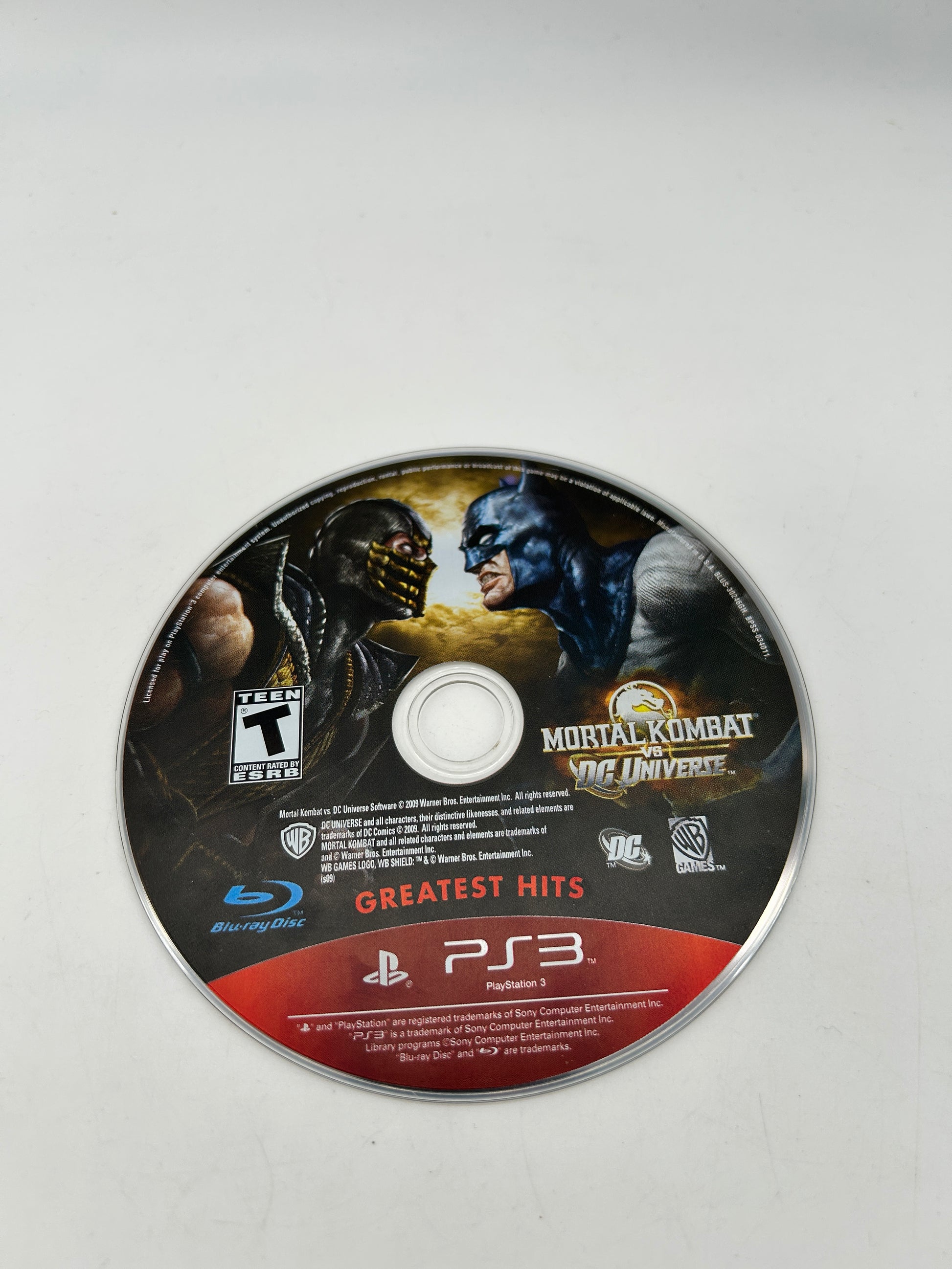 PiXEL-RETRO.COM : SONY PLAYSTATION 3 (PS3) COMPLET CIB BOX MANUAL GAME NTSC MORTAL KOMBAT VS DC UNIVERSE
