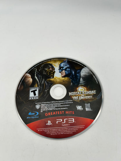 PiXEL-RETRO.COM : SONY PLAYSTATION 3 (PS3) COMPLET CIB BOX MANUAL GAME NTSC MORTAL KOMBAT VS DC UNIVERSE