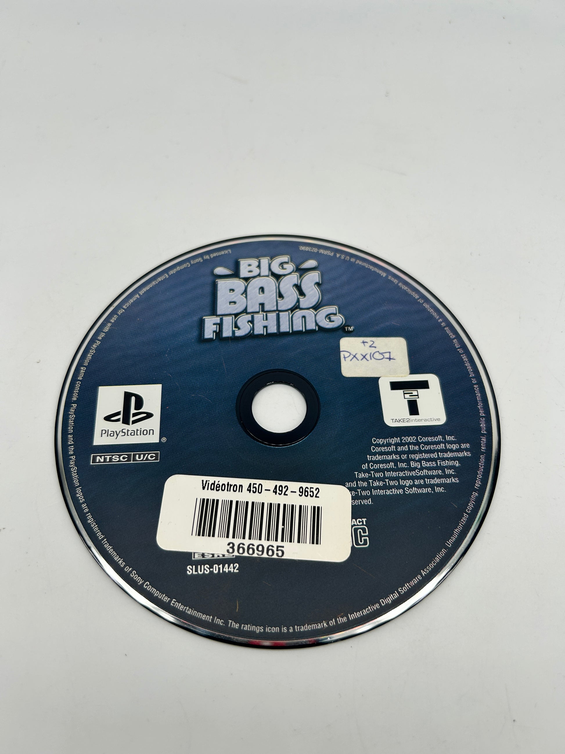 PiXEL-RETRO.COM : SONY PLAYSTATION (PS1) COMPLETE CIB BOX MANUAL GAME NTSC BIG BASS FISHING