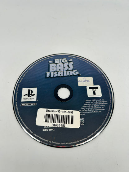 PiXEL-RETRO.COM : SONY PLAYSTATION (PS1) COMPLETE CIB BOX MANUAL GAME NTSC BIG BASS FISHING