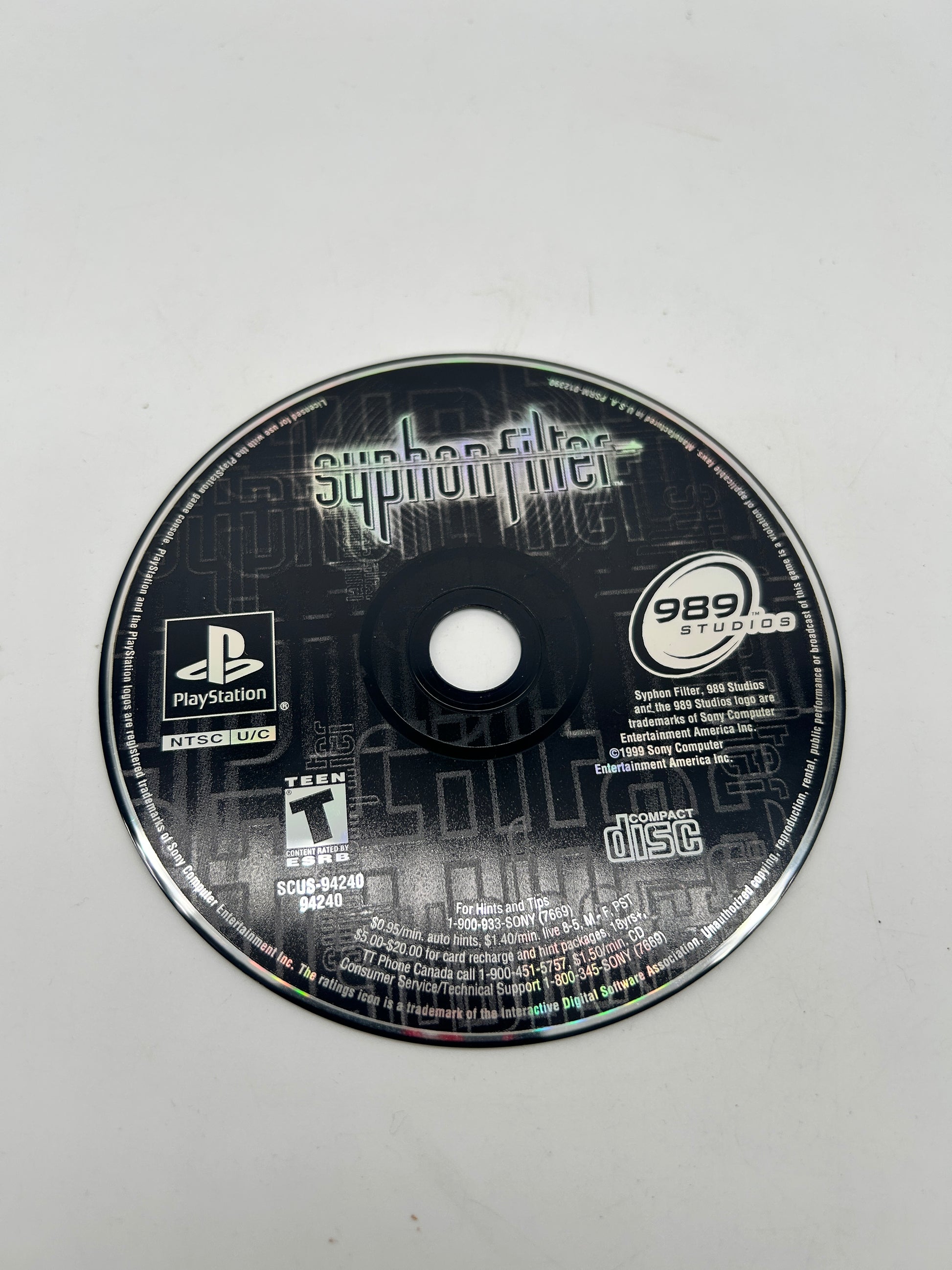 PiXEL-RETRO.COM : SONY PLAYSTATION (PS1) COMPLETE CIB BOX MANUAL GAME NTSC SYPHON FILTER