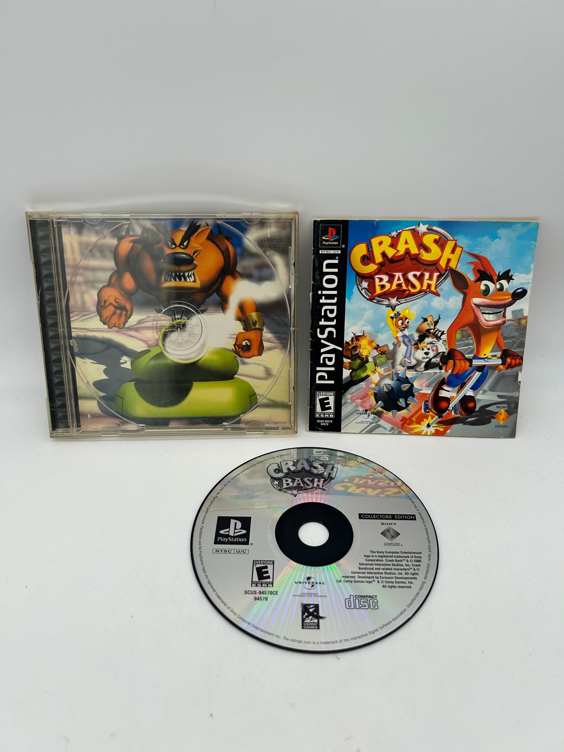 PiXEL-RETRO.COM : SONY PLAYSTATION (PS1) COMPLETE CIB BOX MANUAL GAME NTSC CRASH BASH