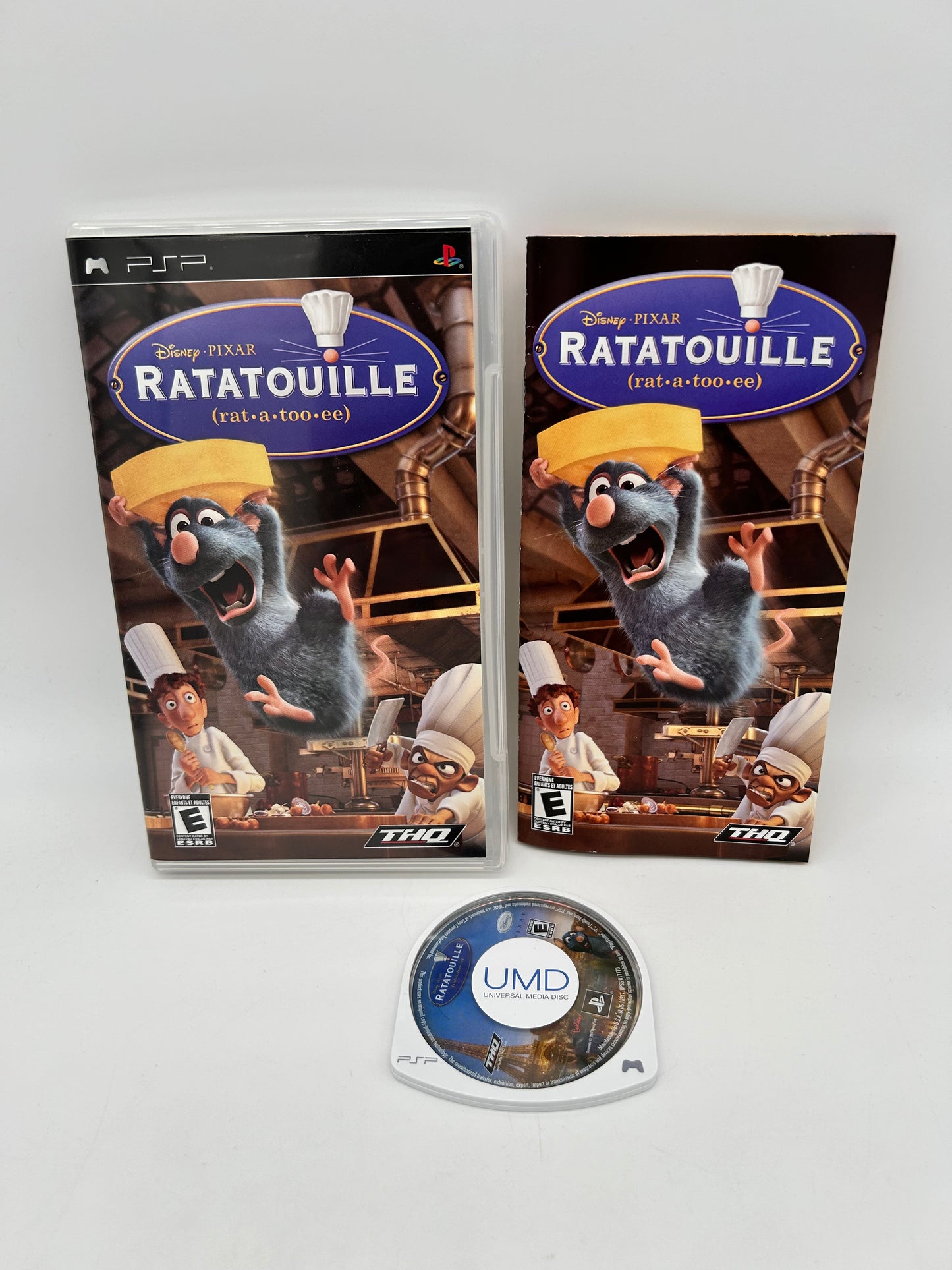 PiXEL-RETRO.COM : SONY PLAYSTATION PORTABLE (PSP) COMPLET CIB BOX MAAL GAME NTSC RATATOUILLE