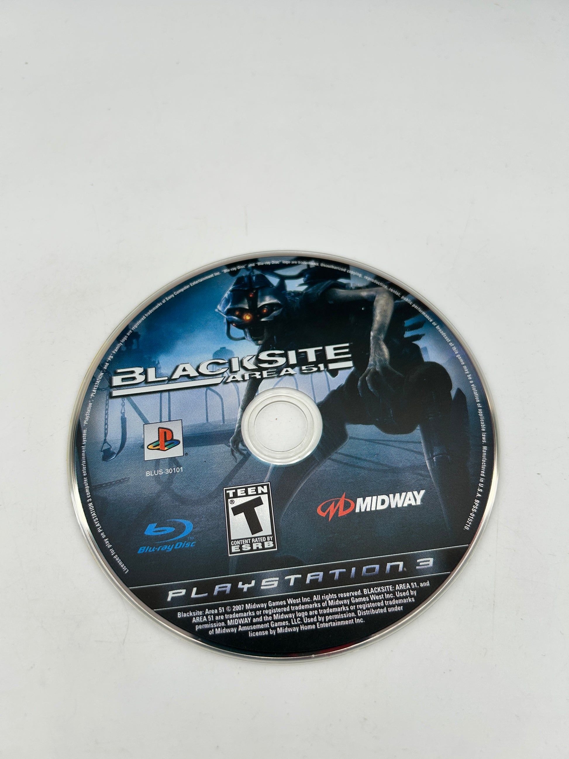 PiXEL-RETRO.COM : SONY PLAYSTATION 3 (PS3) COMPLET CIB BOX MANUAL GAME NTSC BLACKSITE AREA 51