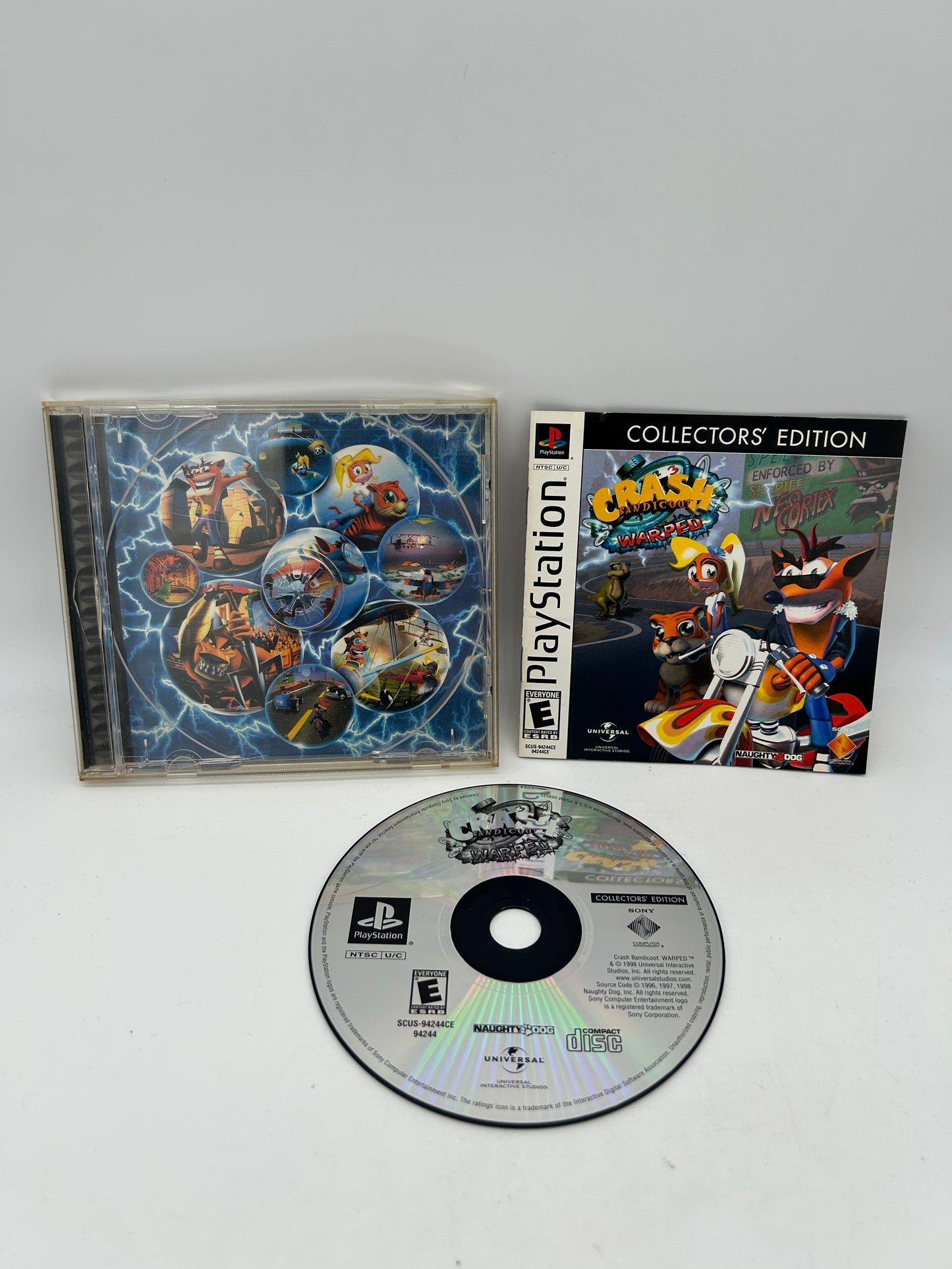 PiXEL-RETRO.COM : SONY PLAYSTATION (PS1) COMPLETE CIB BOX MANUAL GAME NTSC CRASH BANDICOOT 3 WARPED COLLECTOR'S EDITION