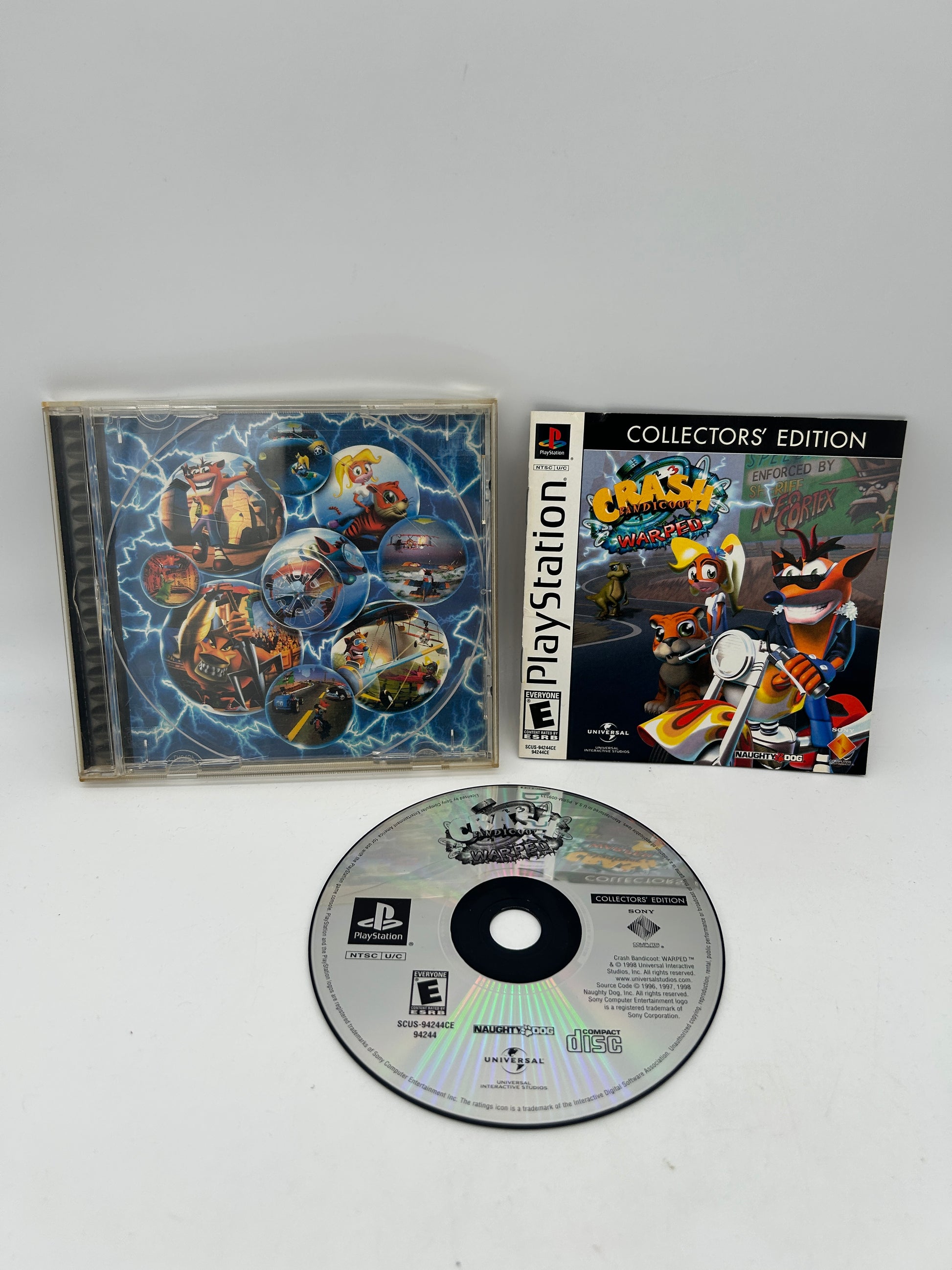 PiXEL-RETRO.COM : SONY PLAYSTATION (PS1) COMPLETE CIB BOX MANUAL GAME NTSC CRASH BANDICOOT 3 WARPED COLLECTOR'S EDITION