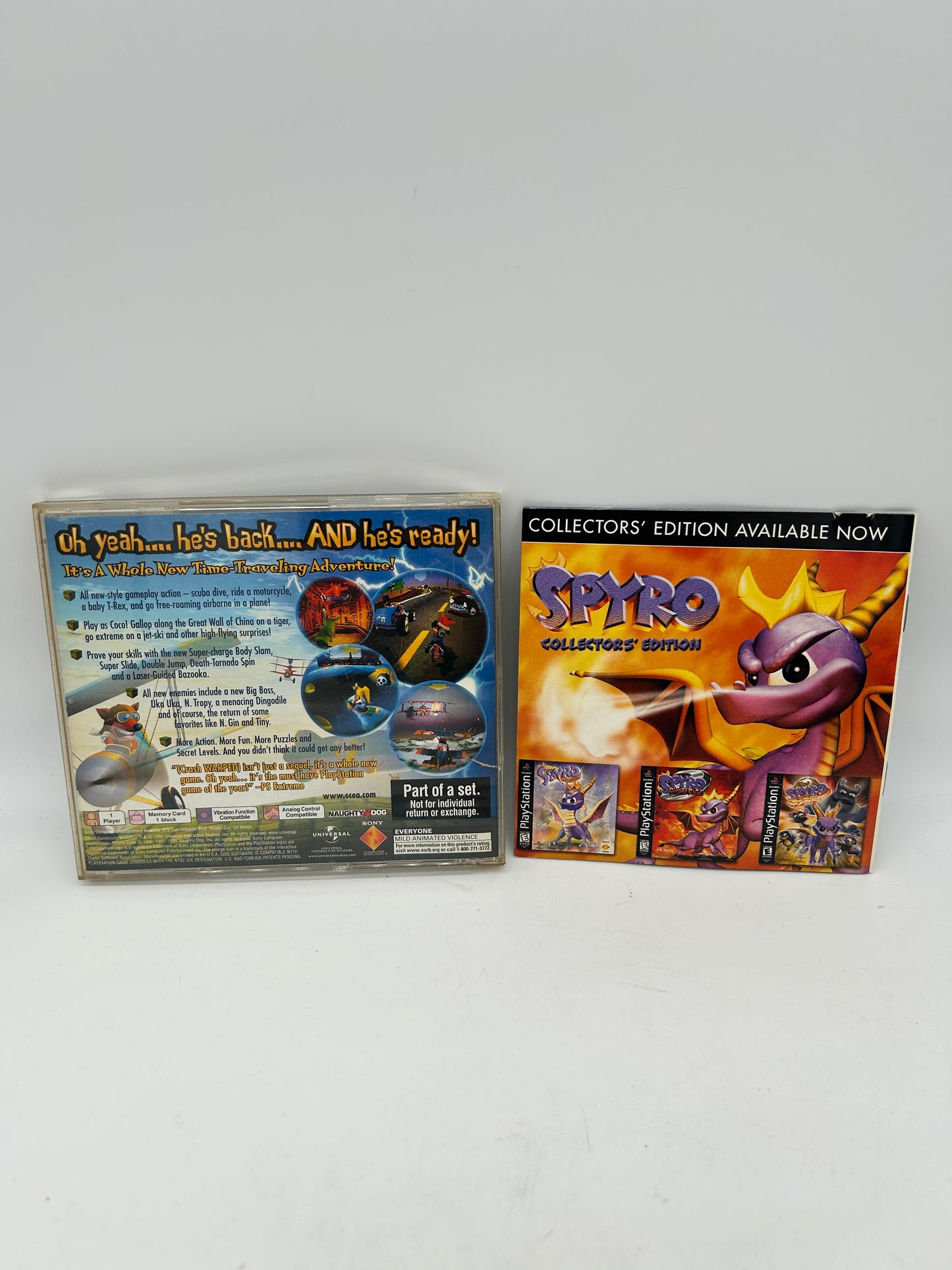 SONY PLAYSTATiON [PS1] | CRASH BANDiCOOT 3 WARPED | COLLECTORS EDiTiON