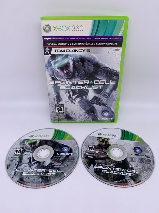 PiXEL-RETRO.COM : MICROSOFT XBOX 360 COMPLETE CIB BOX MANUAL GAME NTSC TOM CLANCY'S SPLINTER CELL BLACKLIST