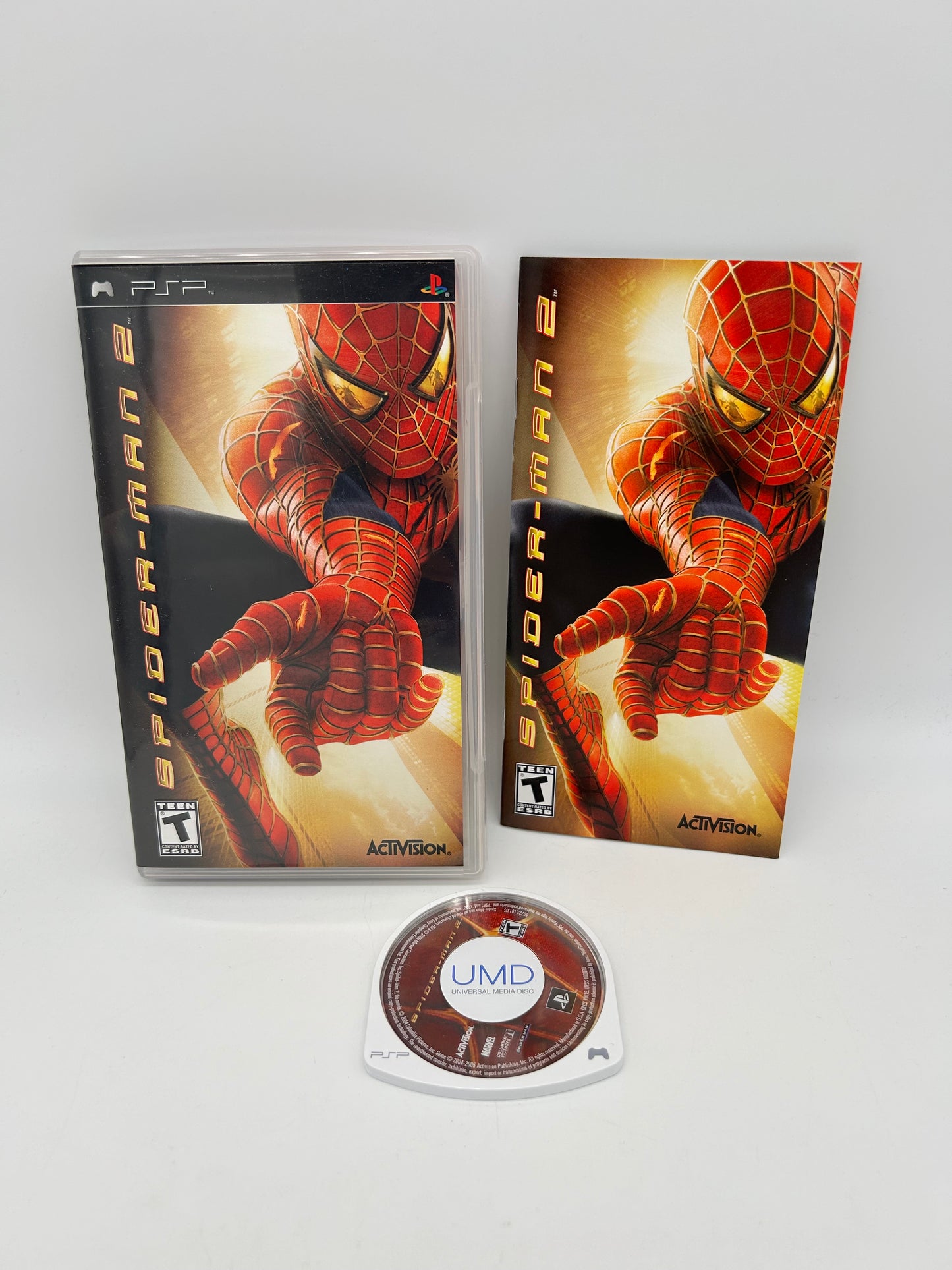 PiXEL-RETRO.COM : SONY PLAYSTATION PORTABLE (PSP) COMPLET CIB BOX MAAL GAME NTSC SPIDER-MAN 2