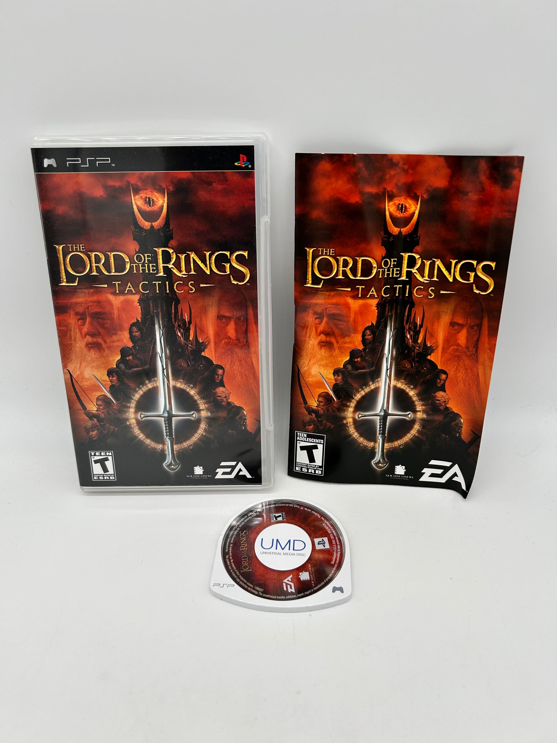 PiXEL-RETRO.COM : SONY PLAYSTATION PORTABLE (PSP) COMPLET CIB BOX MAAL GAME NTSC THE LORD OF THE RINGS TACTICS