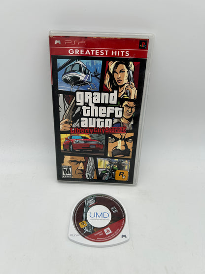 PiXEL-RETRO.COM : SONY PLAYSTATION PORTABLE (PSP) COMPLET CIB BOX MANUAL GAME NTSC GRAND THEFT AUTO LIBERTY CITY STORIES