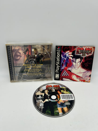 PiXEL-RETRO.COM : SONY PLAYSTATION (PS1) COMPLETE CIB BOX MANUAL GAME NTSC TEKKEN 3